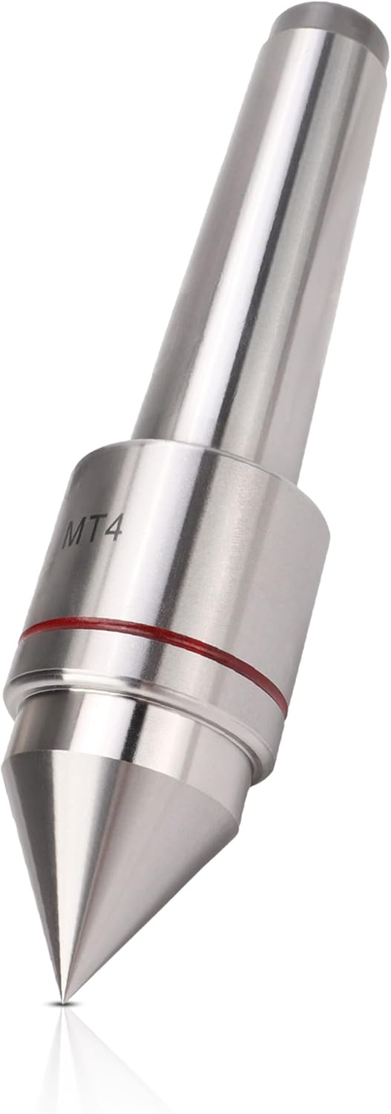 MT4 Live Center, High Carbon Steel CNC Lathe Tailstock Rolling Center, High Precise Good Sealing Heavy Duty Live Tailstock Center for High Speed Machining image number 3