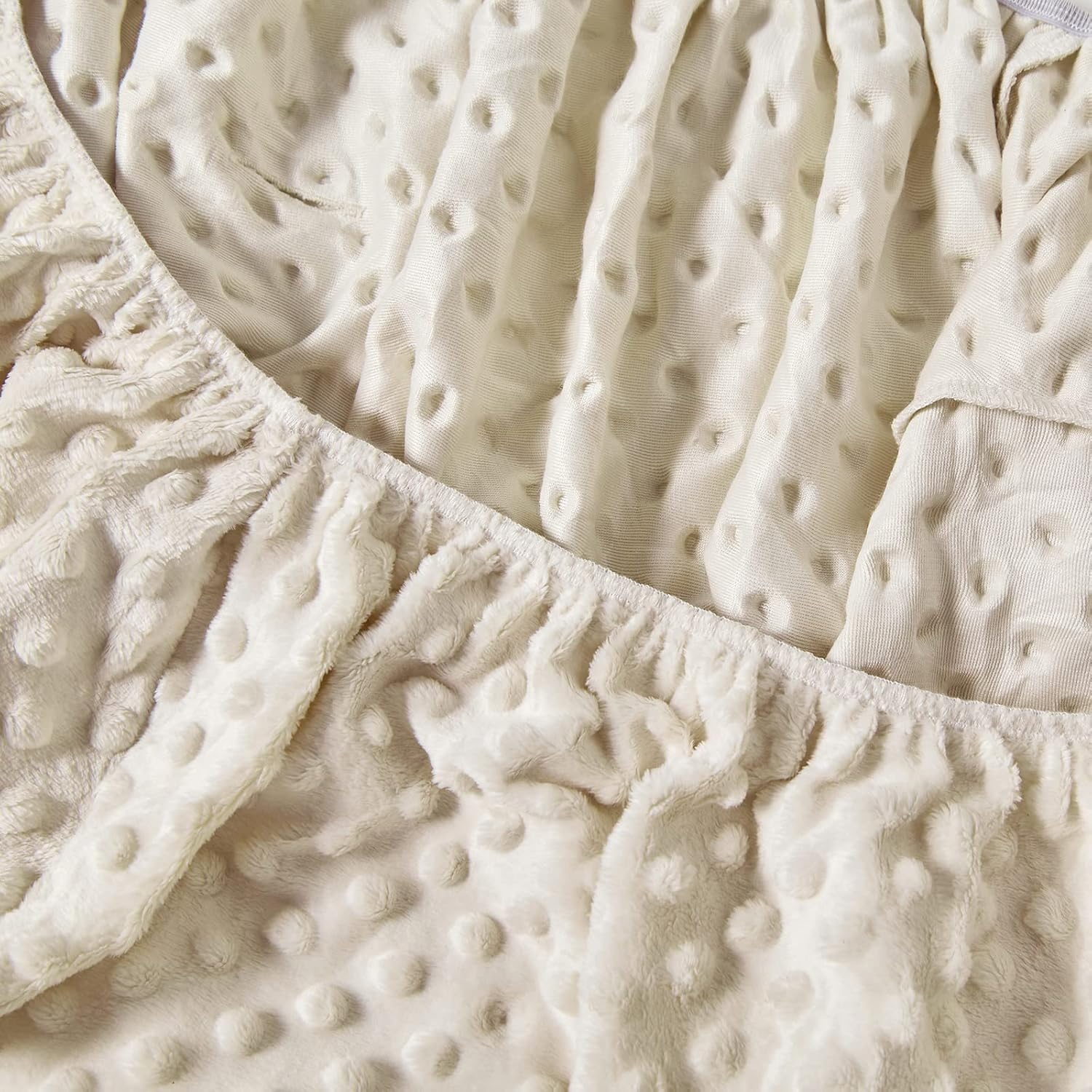 Changing Pad Cover Super Soft Dots Skin-Friendly Breathable Wipeable Changing Table Sheets for Baby Boy and Baby Girl (Pristine) image number 5