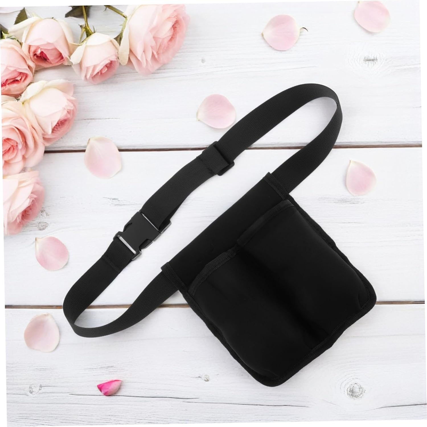 Gogogmee Essential Oil Storage Waist Bag Adjustable Belt Organizer for Massage Oils Dual Pocket Design for Therapists Home and Travel Durable and Protective image number 2