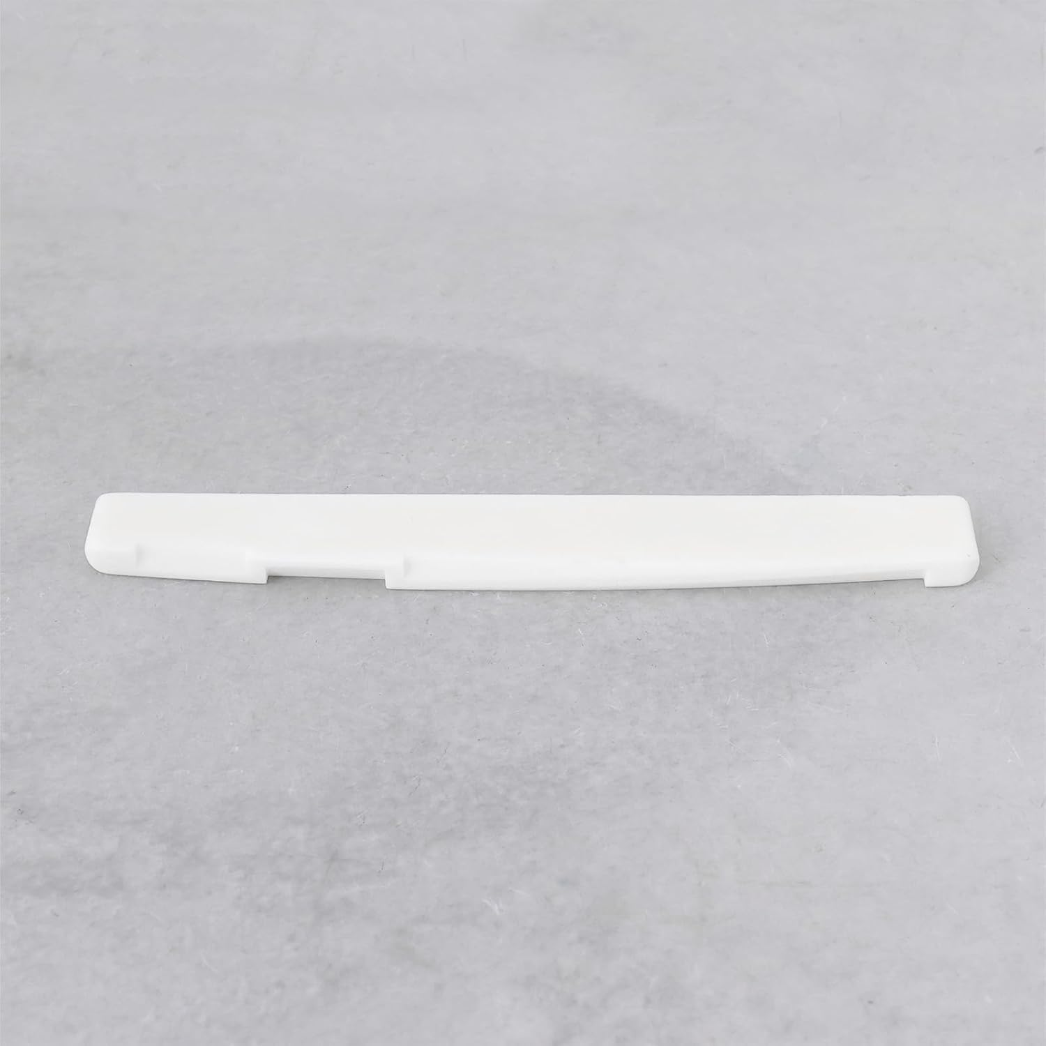2Pcs 6 String Acoustic Guitar Bone Bridge Saddle 72X3X9Mm Bone Acoustic Guitar Compensated for Acoustic Guitar Luthier Compatible with Martin Guitar(White) image number 4