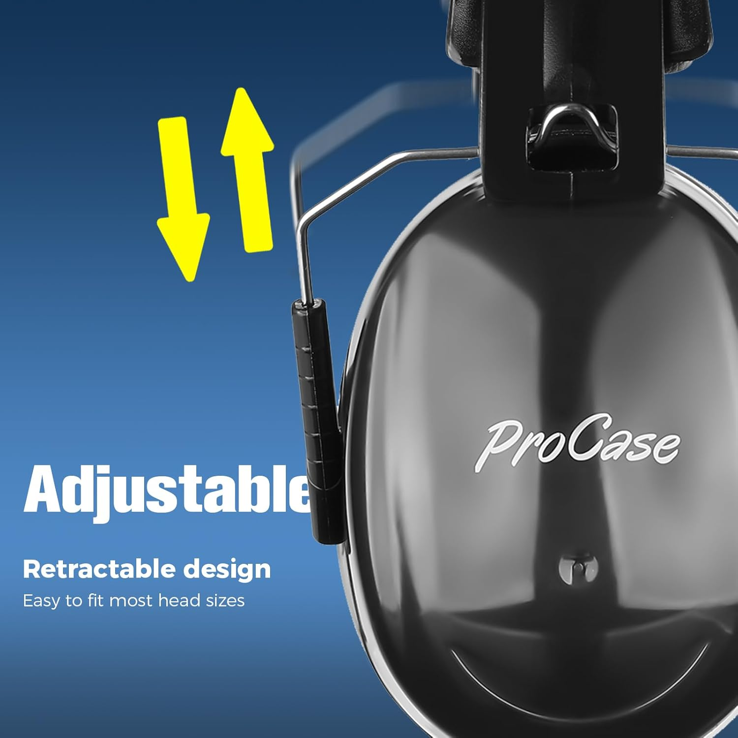 Procase Noise Reduction Safety Ear Muffs, 32Db Hearing Protection Earmuffs Ear Defenders with Adjustable Headband for Mowing Construction Manufacturing Woodwork -Purple image number 1