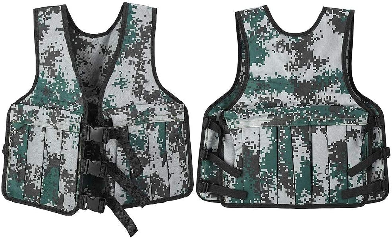 Yosoo Unisex 20KG/ 44LBS Adjustable Weighted Vest Training Workout Fitness Exercise Jacket (NOT Include Weights) image number 4