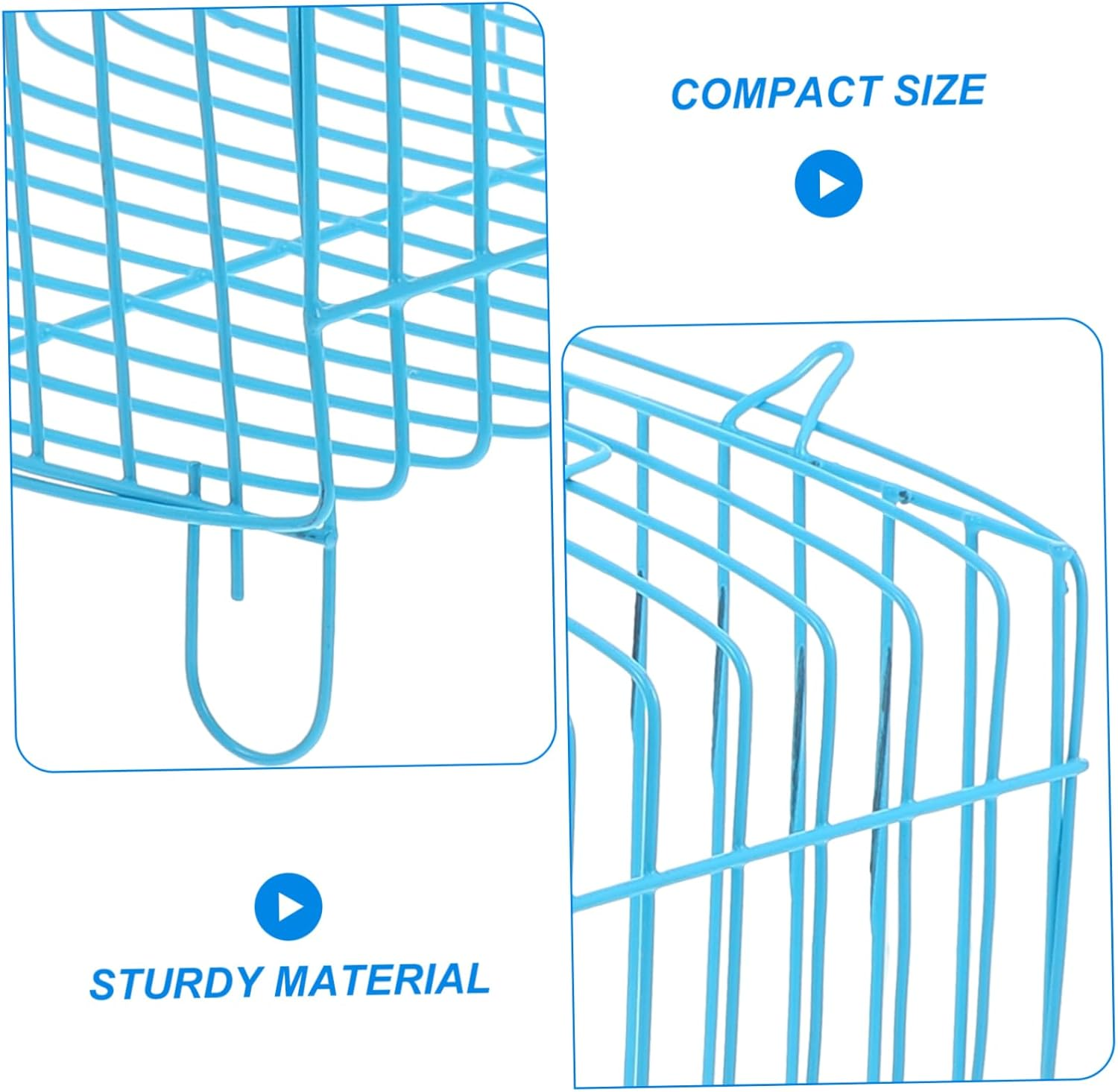 COSMEVIVI Small Bird Carrying Cage Parrot Travel Carrier Portable Cage Bird Carrier Comfortable image number 4
