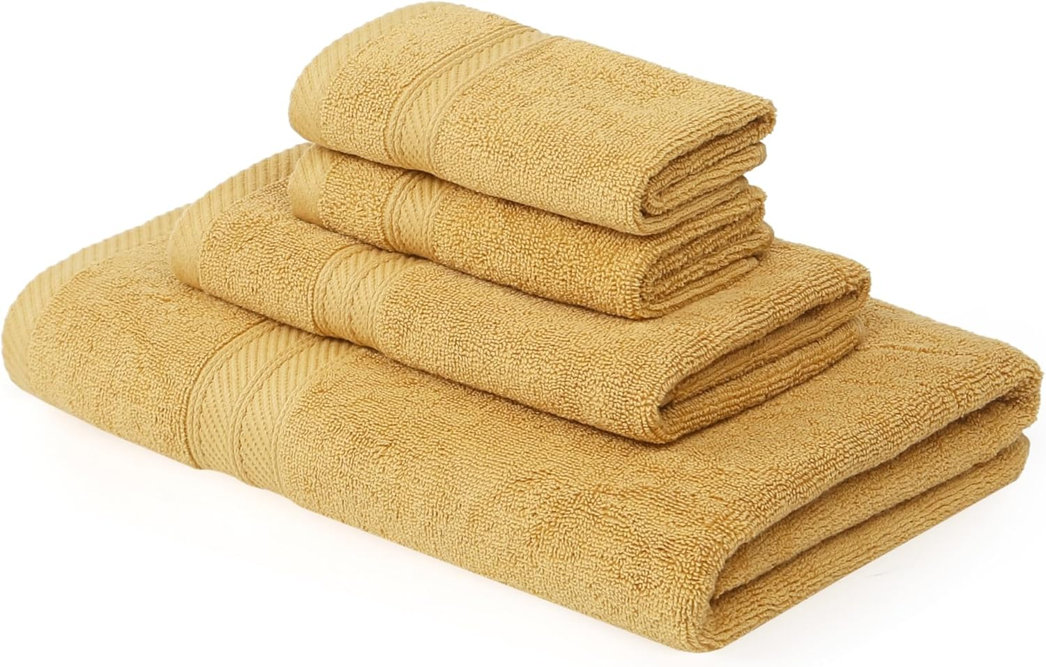 Modern Threads Trefoil Filigree 6-Piece Reversible Yarn Dyed Jacquard Towel Set - Bath Towels, Hand Towels, & Washcloths - Super Absorbent & Quick Dry - 100% Combed Cotton image number 4