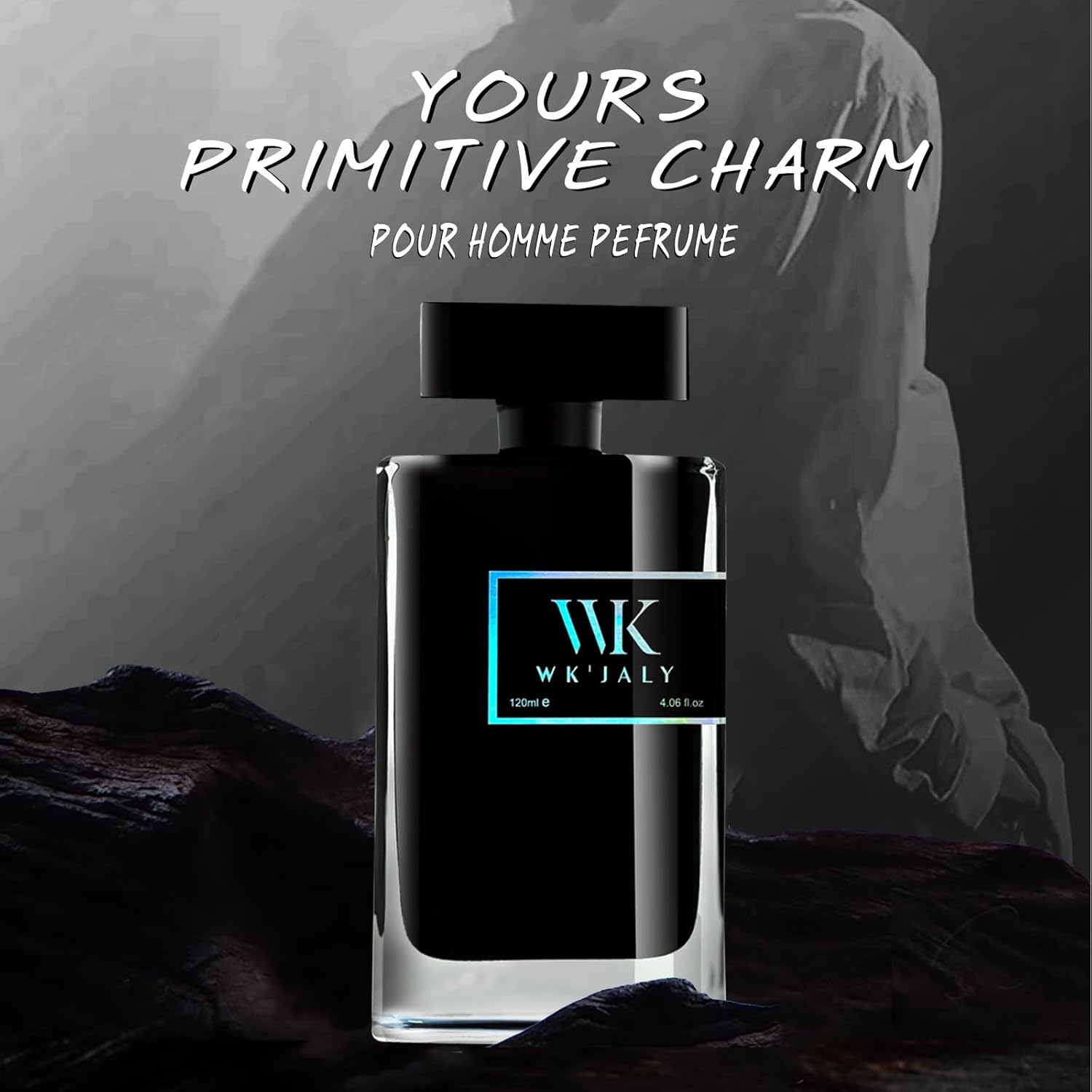 WK JALY Eau De Parfum for Men, with Notes of Bergamot, Woody, Rosemary, Men'S Cologne Perfume, Long Lasting Scent, 120Ml/4 Oz image number 4