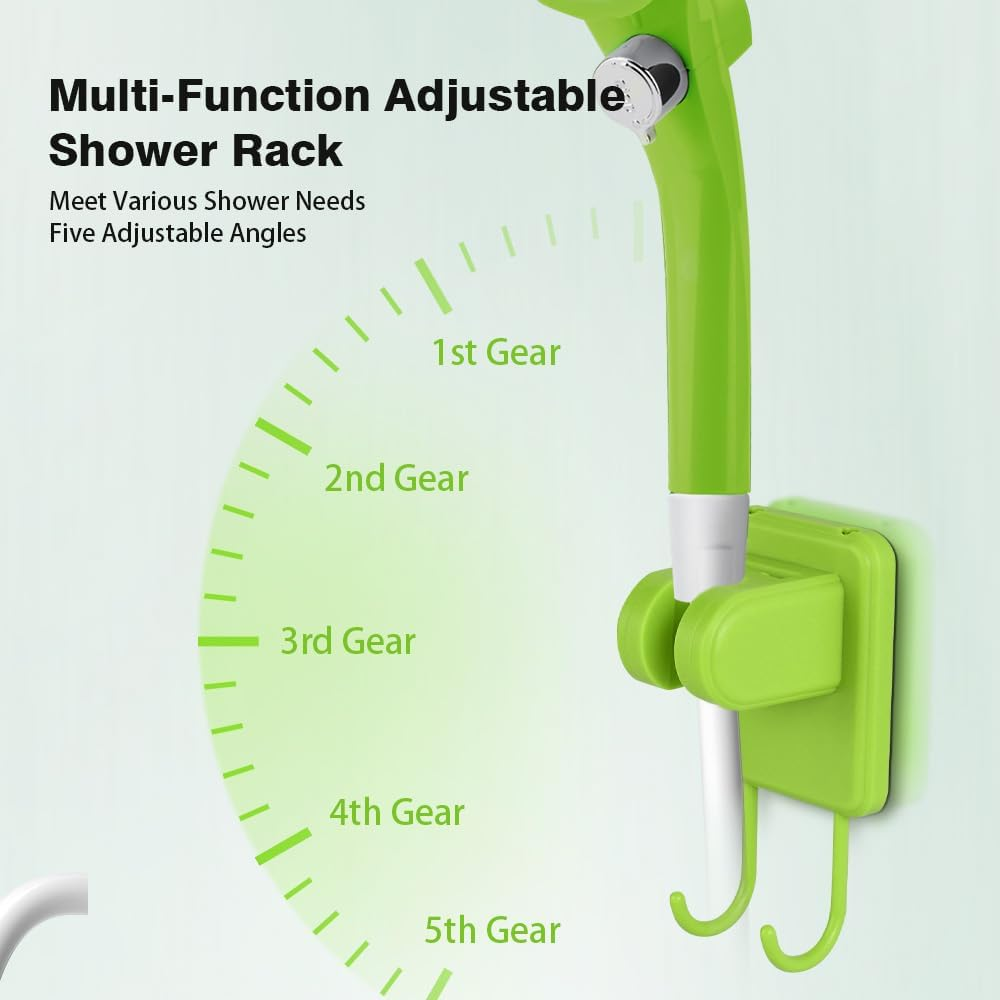 Eacam Portable Shower for Camping, 6000Mah Rechargeable Camping Shower with Digital Power & Temperature Display, Portable Shower for Camping, Beach, Hiking, Outdoor Travelling, Pet Cleaning image number 4