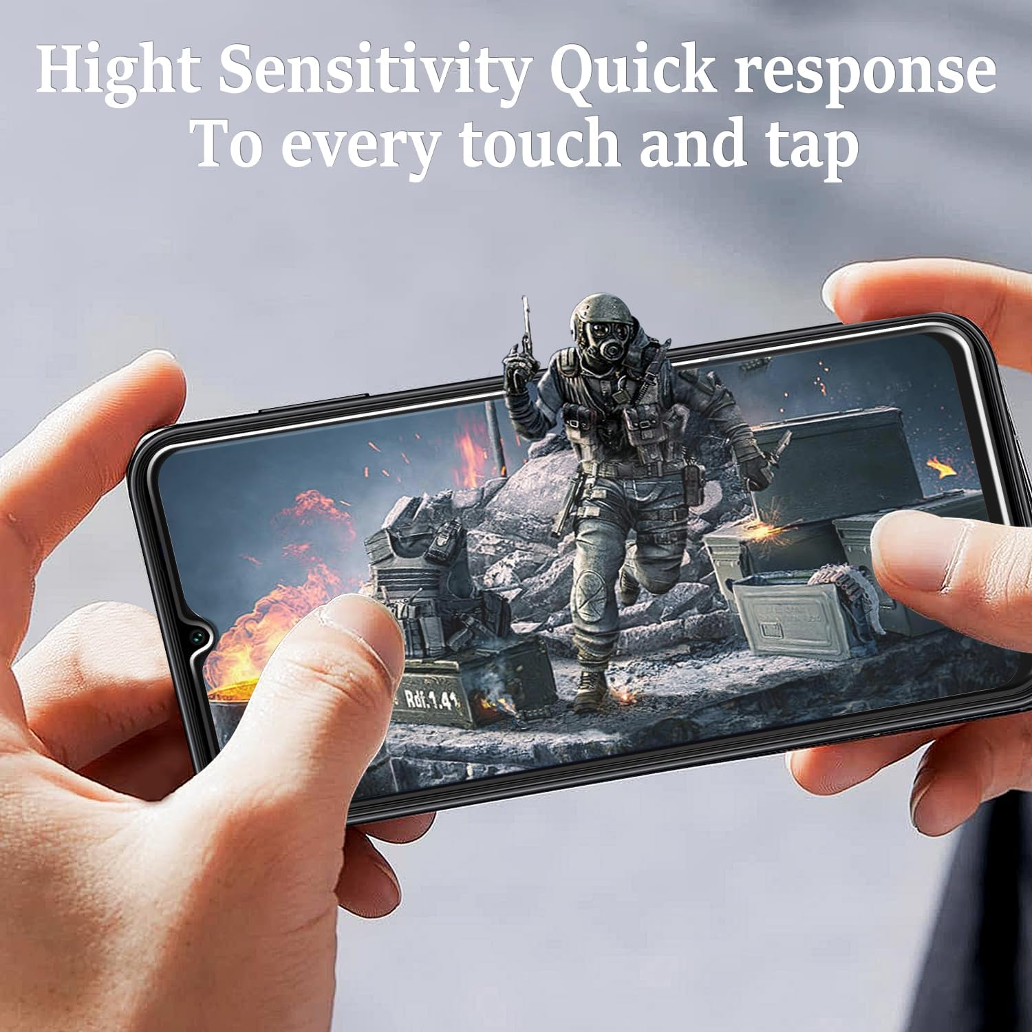 Pokolan 3 Pack Screen Protector for Samsung Galaxy A14 5G Tempered Glass, 9H Hardness, Case Friendly, Bubble Free, Anti-Scratch, Ultra Resistant image number 1