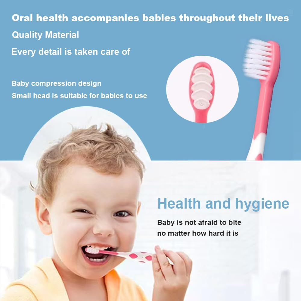 8 Packs Kids Toothbrushes with Fun Timer,Child Sized Brush Heads (3-10 Year Old) Kid Toothbrush with Easy Storage,Bpa Free,Extra Soft Lovely Little Deer Toothbrush image number 5