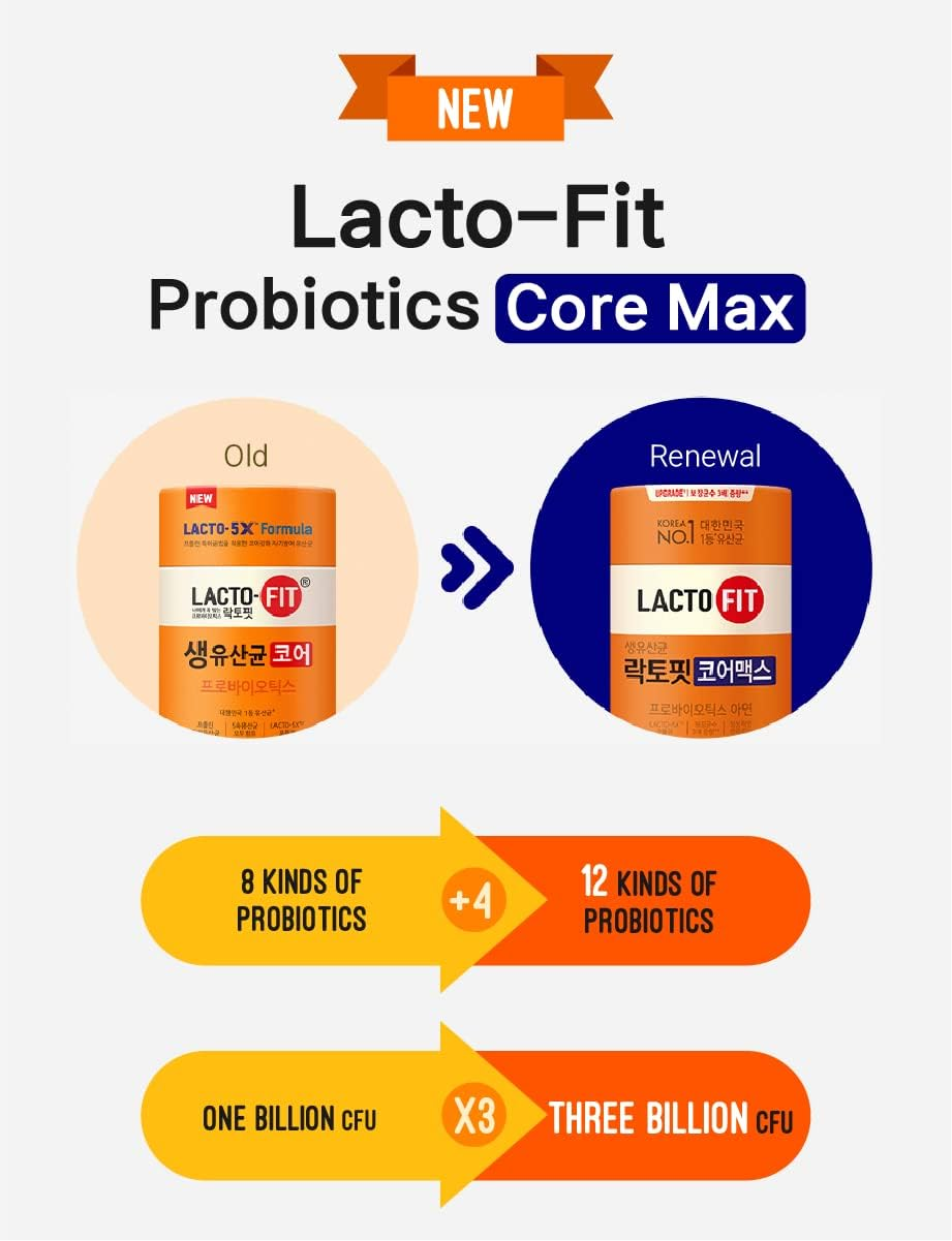 [CKD] New Lacto-Fit Probiotics Core Max, 2G X 60 Stick Packets image number 1