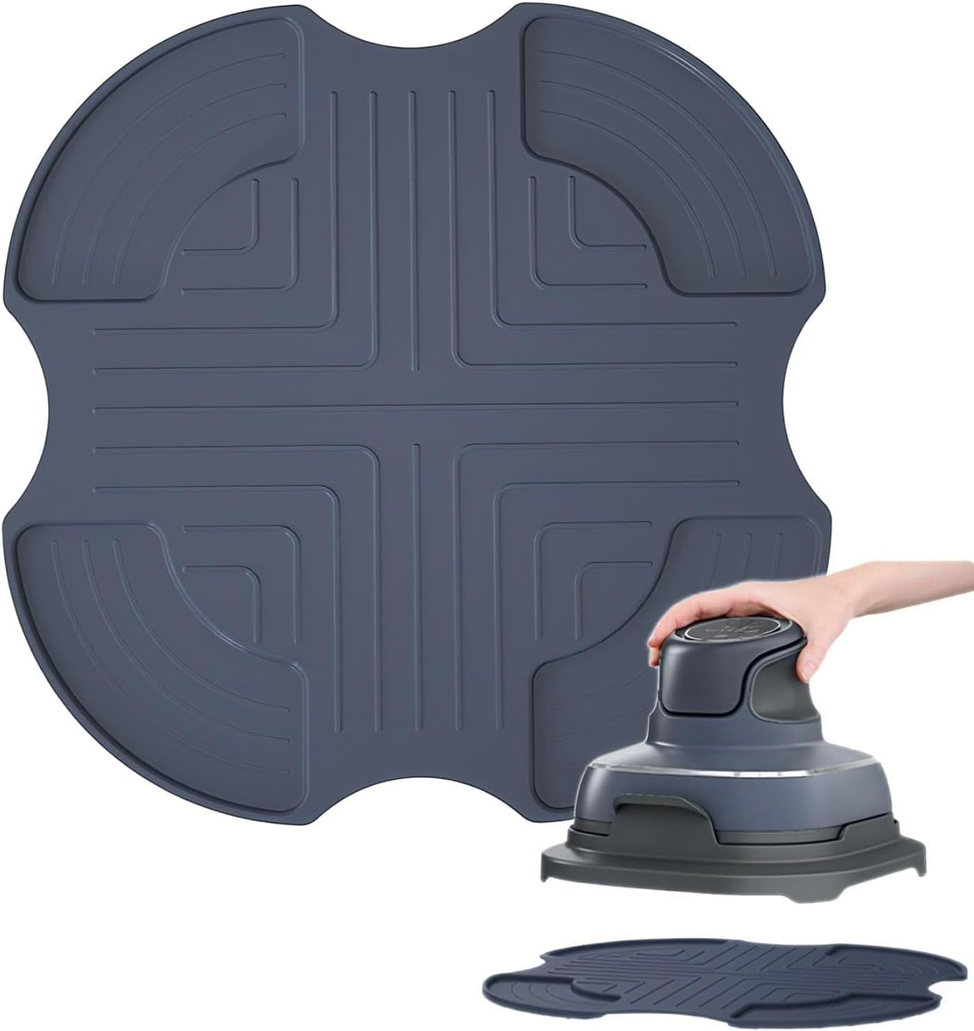 Tailored Ninja Crispi Powerpod Silicone Trivet &ndash; Hot Pads for Ninja Crispi Glass Air Fryer Accessories, Heat-Resistant, Non-Slip, Protection for Countertop, Fit Ninja FN101GY | FN101SG | FN101ST image number 2