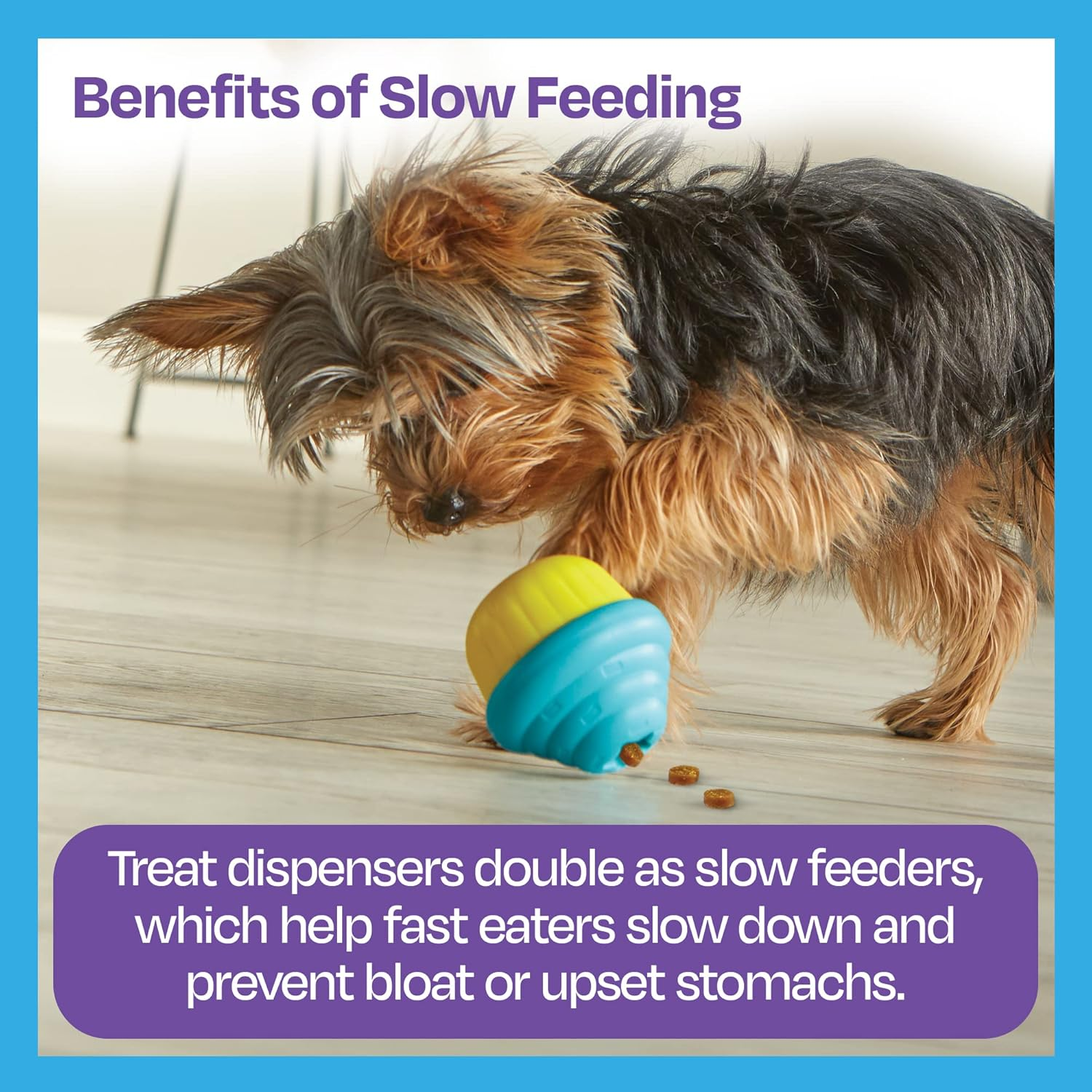 Brightkins Cupcake Treat Dispenser Dog Toy, Small