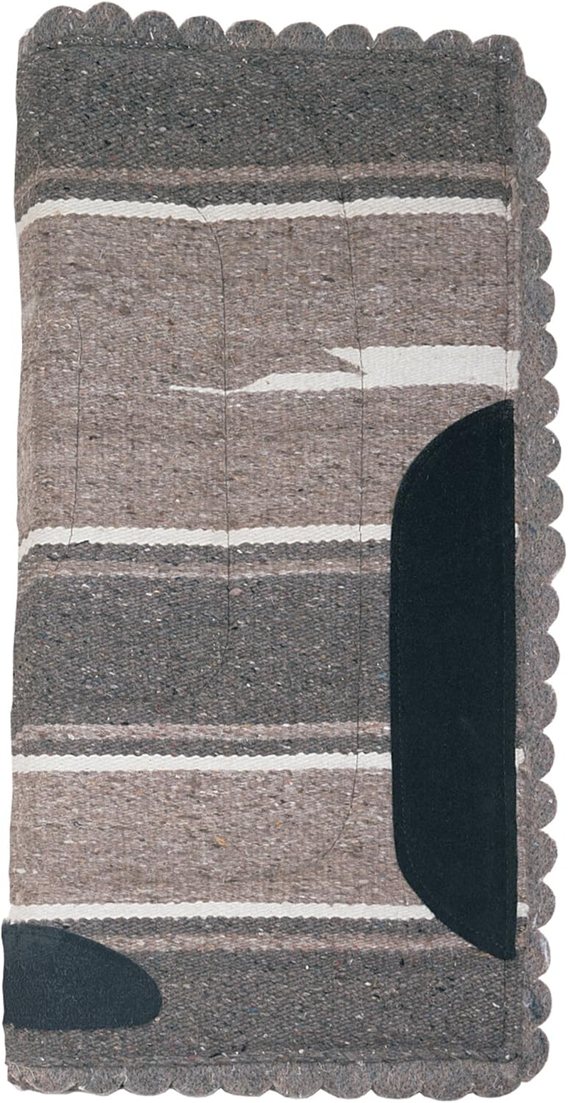 Weaver Leather Economy Scalloped Felt Lined Navajo Saddle Pad image number 1