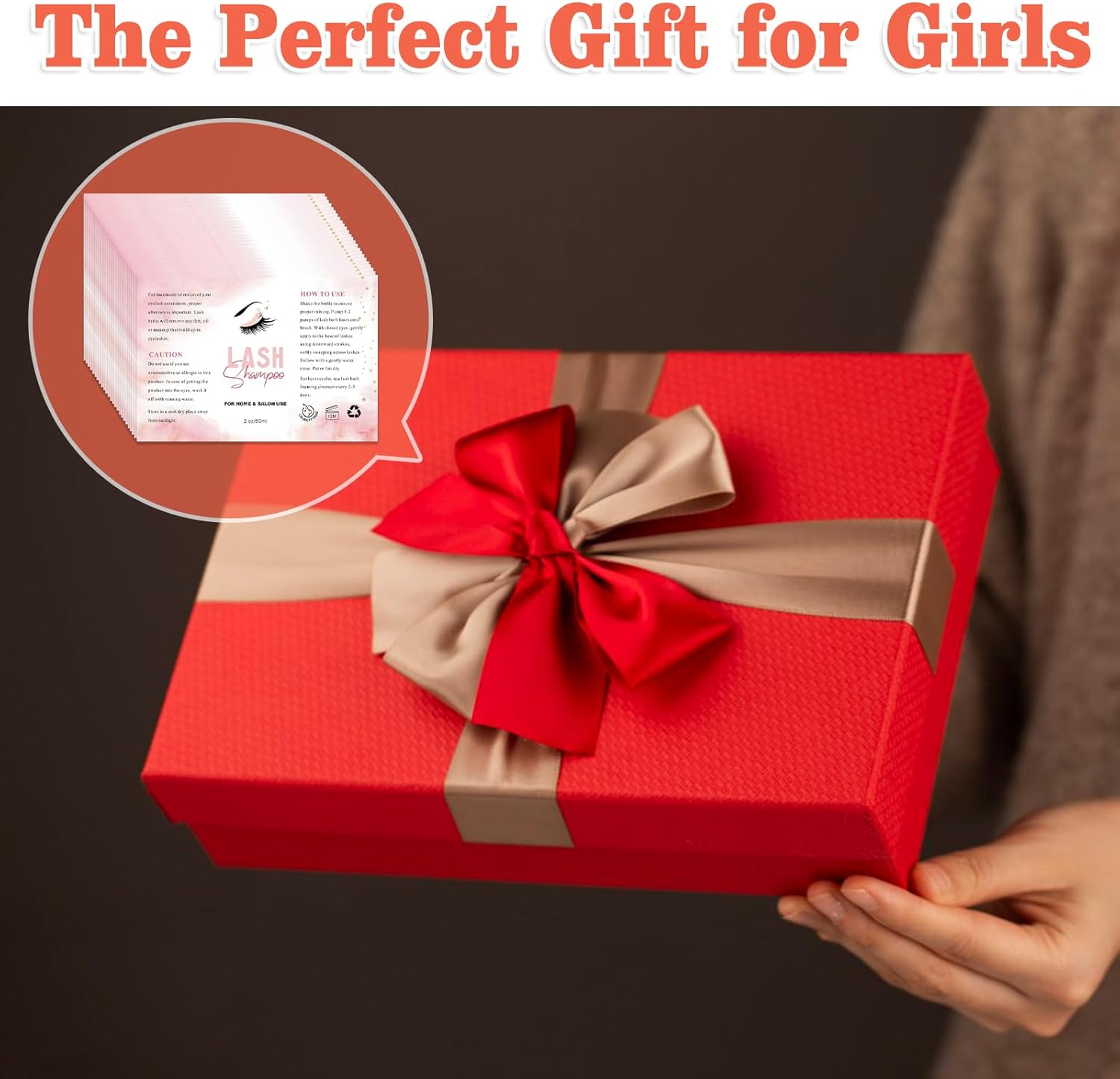 50Pcs Lash Shampoo Label Stickers for Bottle (B) image number 6