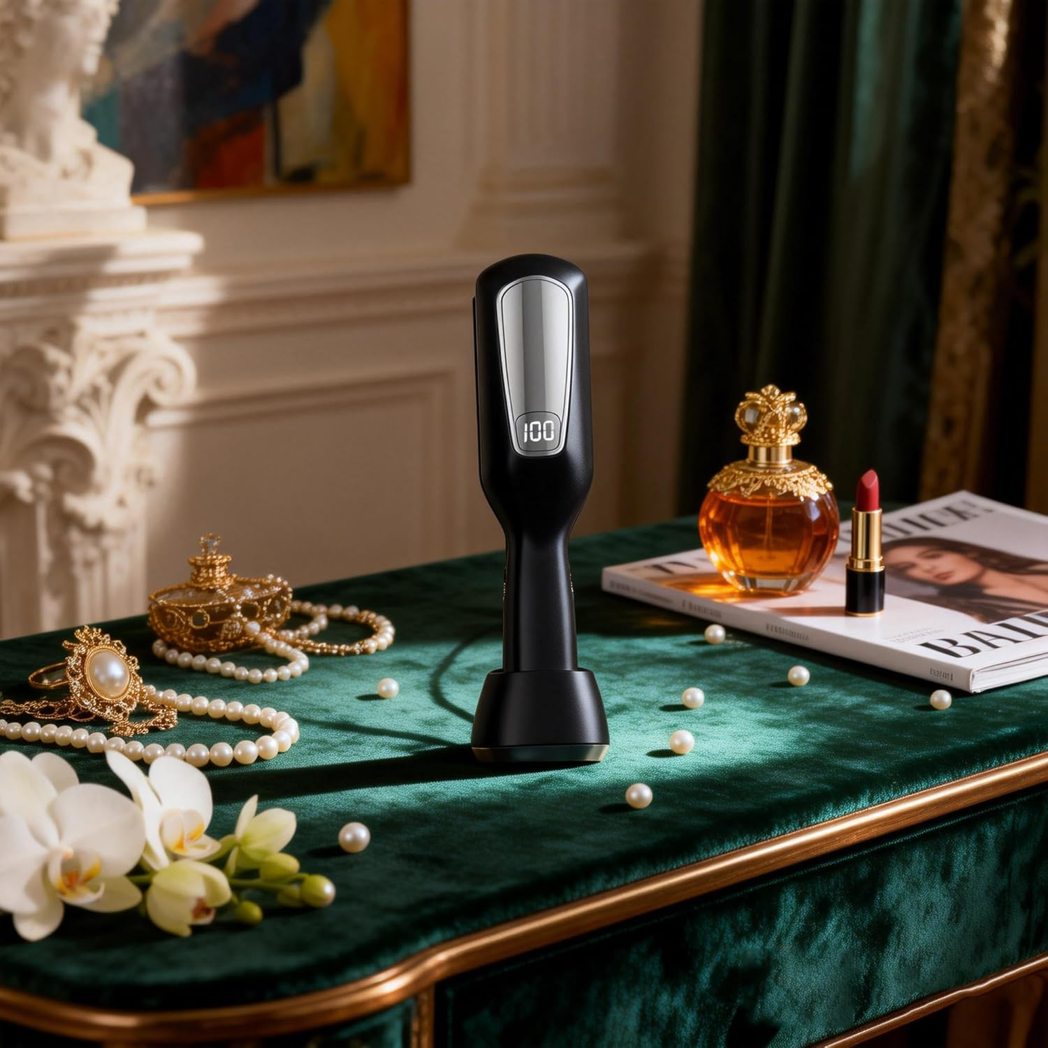 Frafuo Split Ender Cordless Split End Hair Trimmer Hair Repair Electric Tool for Split Ends, Damaged Hair Trimmer for Broken, Dry, Brittle and Frizzy Split Ends, Men & Women Hair Products for Personal Care - Black image number 3