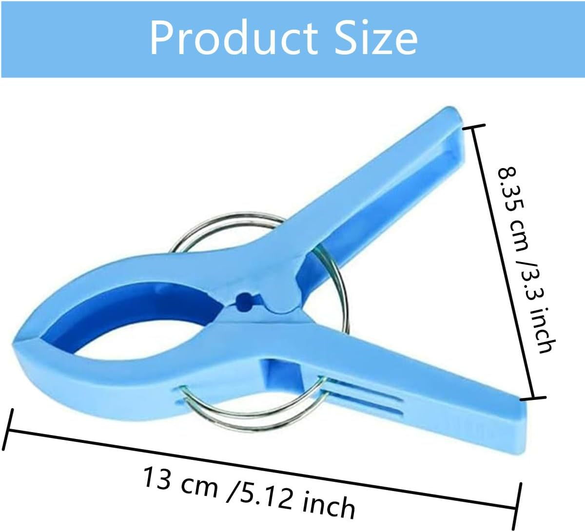 16 Pack Beach Towel Clips,Plastic Chair Clips Towel Holder Clothes Pins Clothes Pegs,For Beach Pool Chairs,Beach Accessories for Vacation,4 Bright Colors image number 3