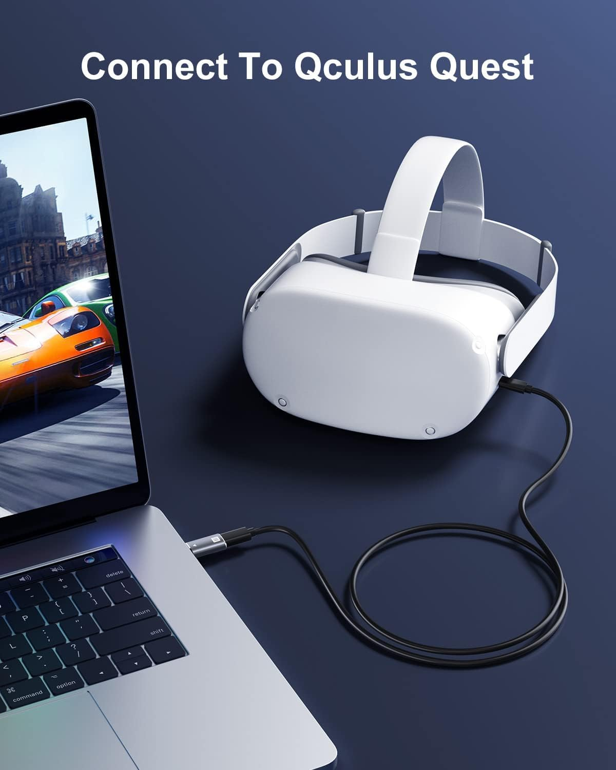 [10Gbps] USB C Female to Male Adapter, USB 3.1 a to C Adapter Superspeed Data Sync Compatible with Iphone 16 15 plus Pro Max,Type-C Earphone, Laptop, Charger, Quest Link-2 Pack