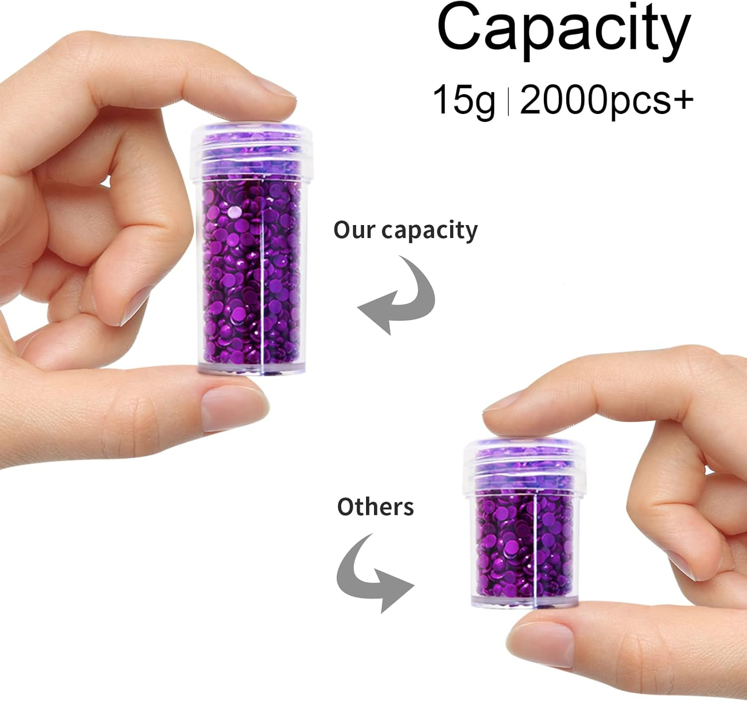 Diamond Painting Storage Containers,88 Slots Diamond Painting Accessories Kits Diamond Art Accessories and Tools for Craft Jewelry Rhinestones Bead Organizer image number 3