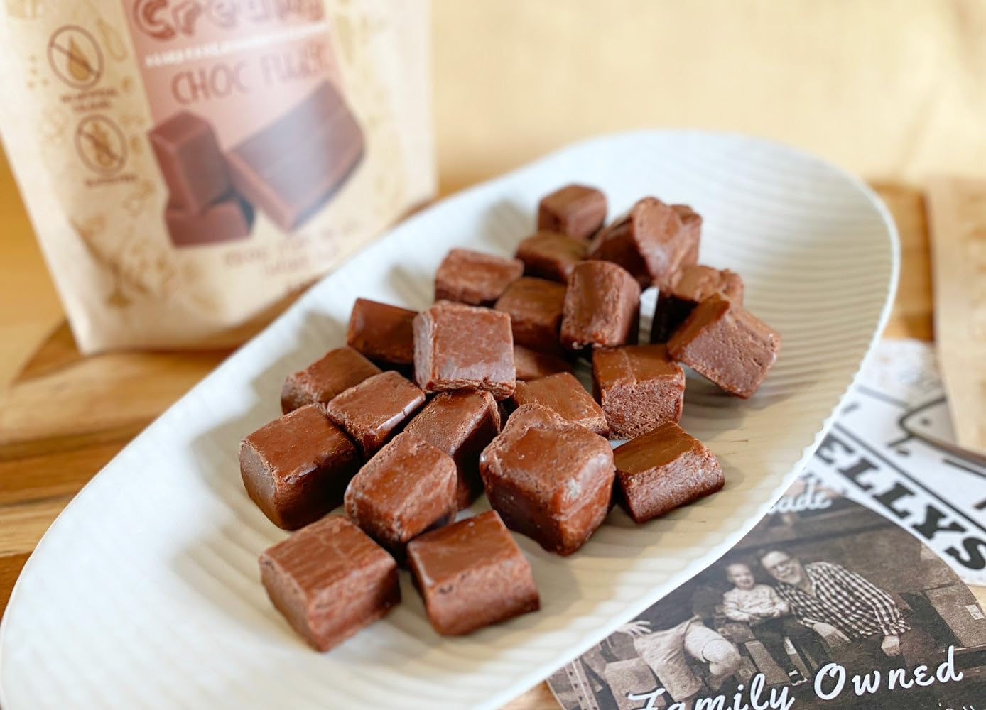 Choc Fudge 180G | Delicious Creamy Milk Based Chocolate Fudge image number 1