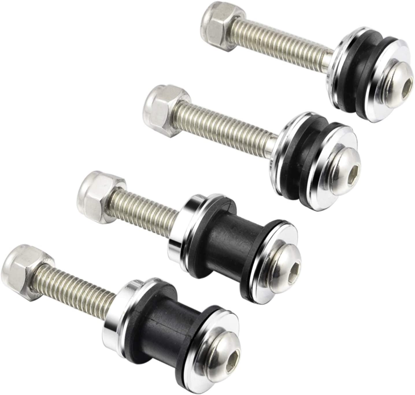 PBYMT Detachable Sissy Bar Backrest Docking Hardware Kit Compatible for Harley Sportster XL 883 1200 2004-2019 image number 1