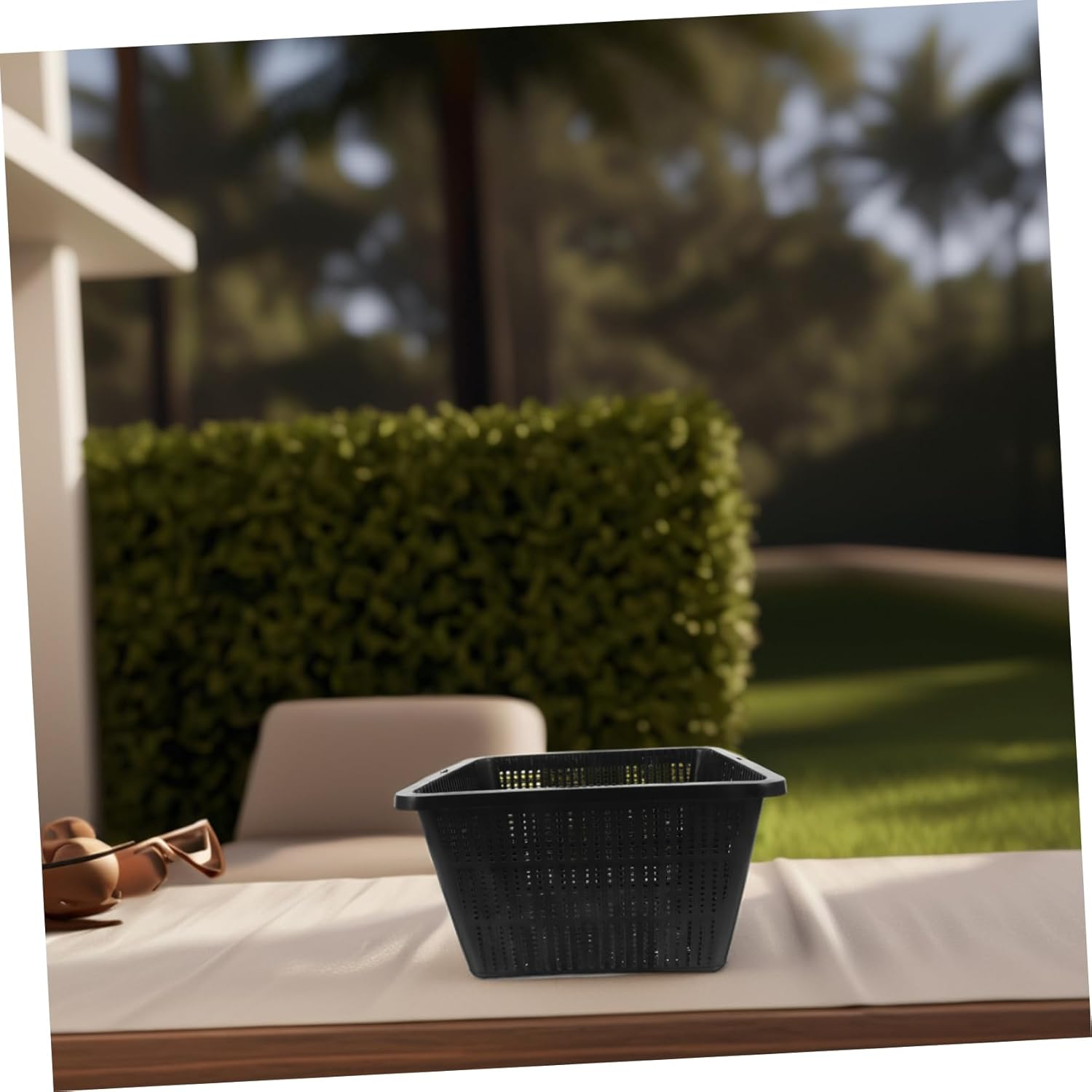 CIYODO Hydroponic Net Pots Set 2 Plastic Plant Baskets Mesh for Small Garden Supplies image number 6