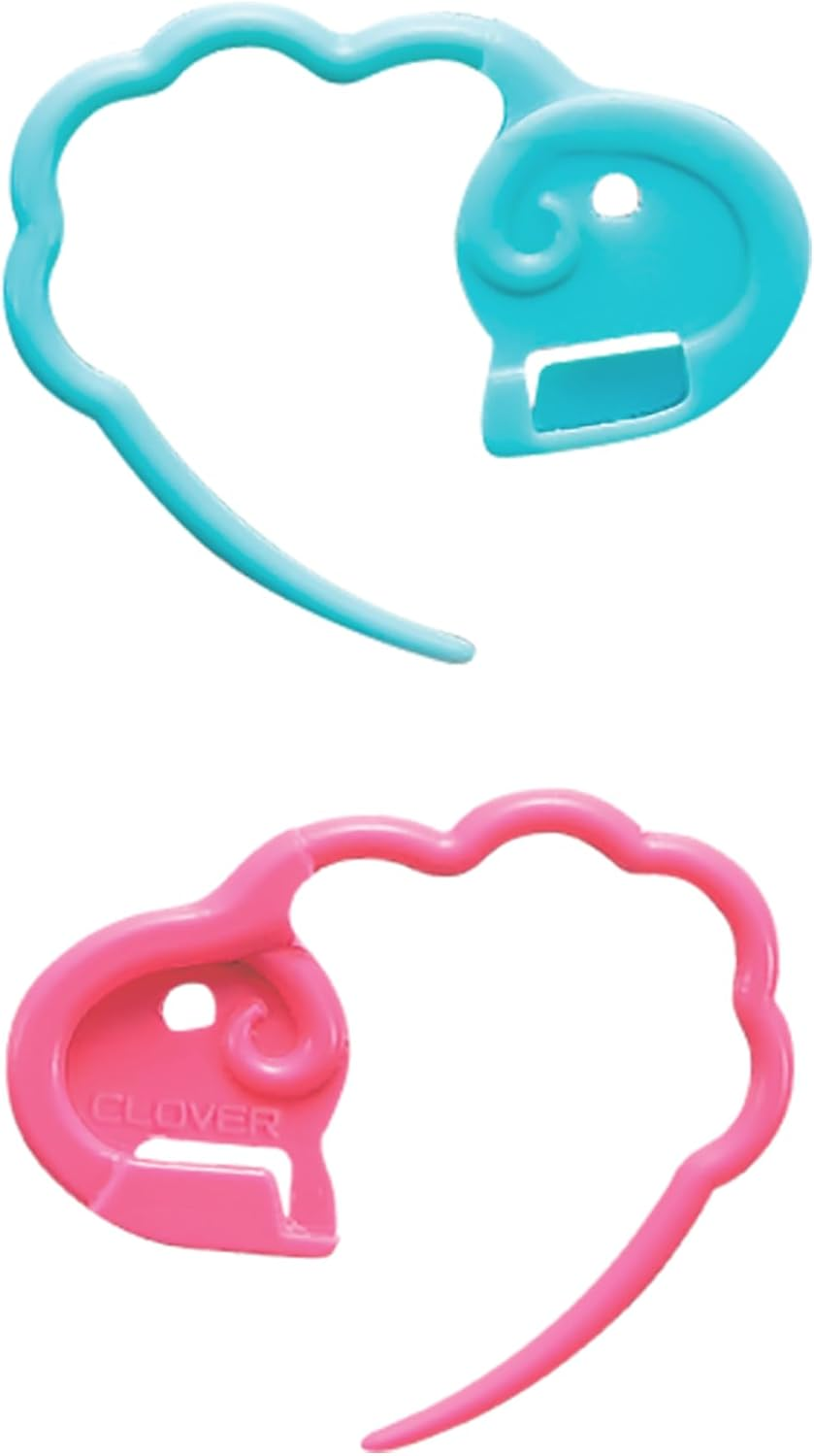 Clover Medium Quick Locking Stitch Markers 20-Pieces image number 2