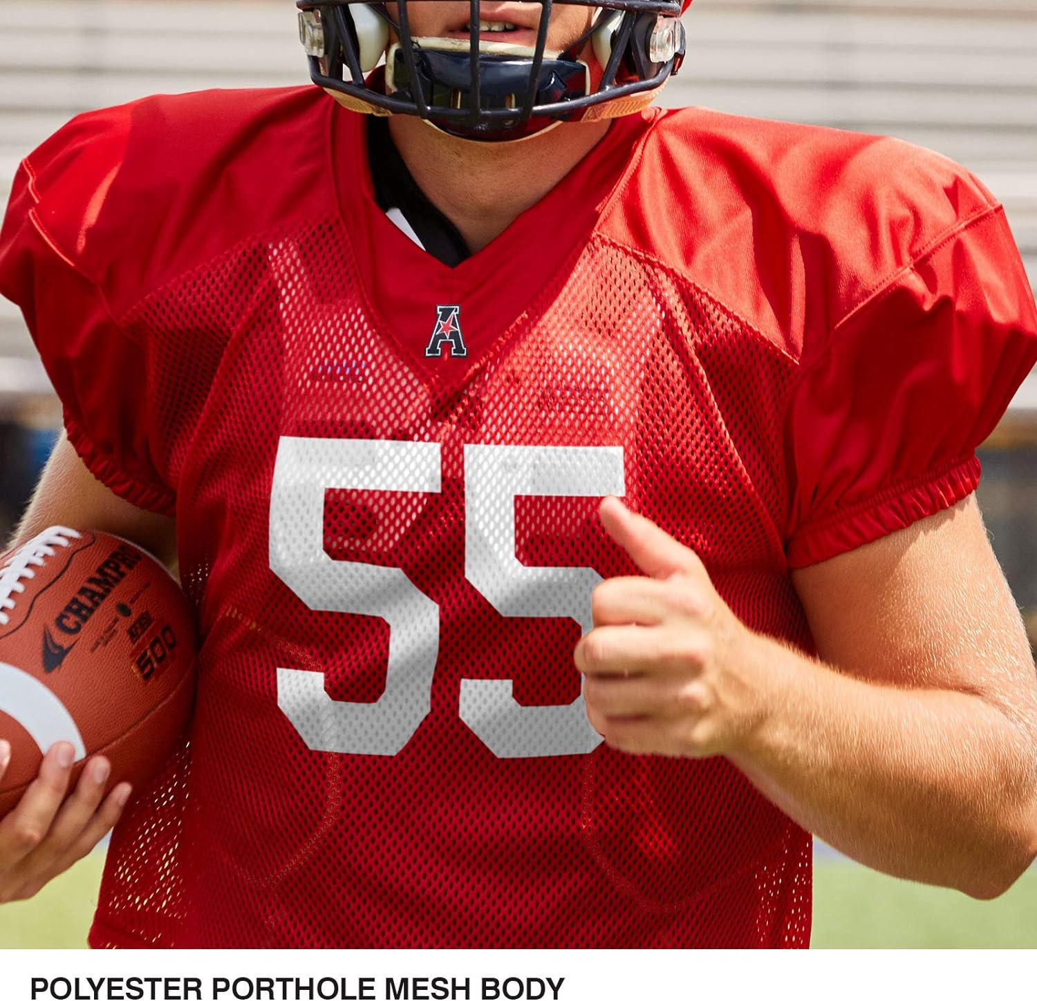 Champro Time Out Polyester Practice Football Jersey image number 3