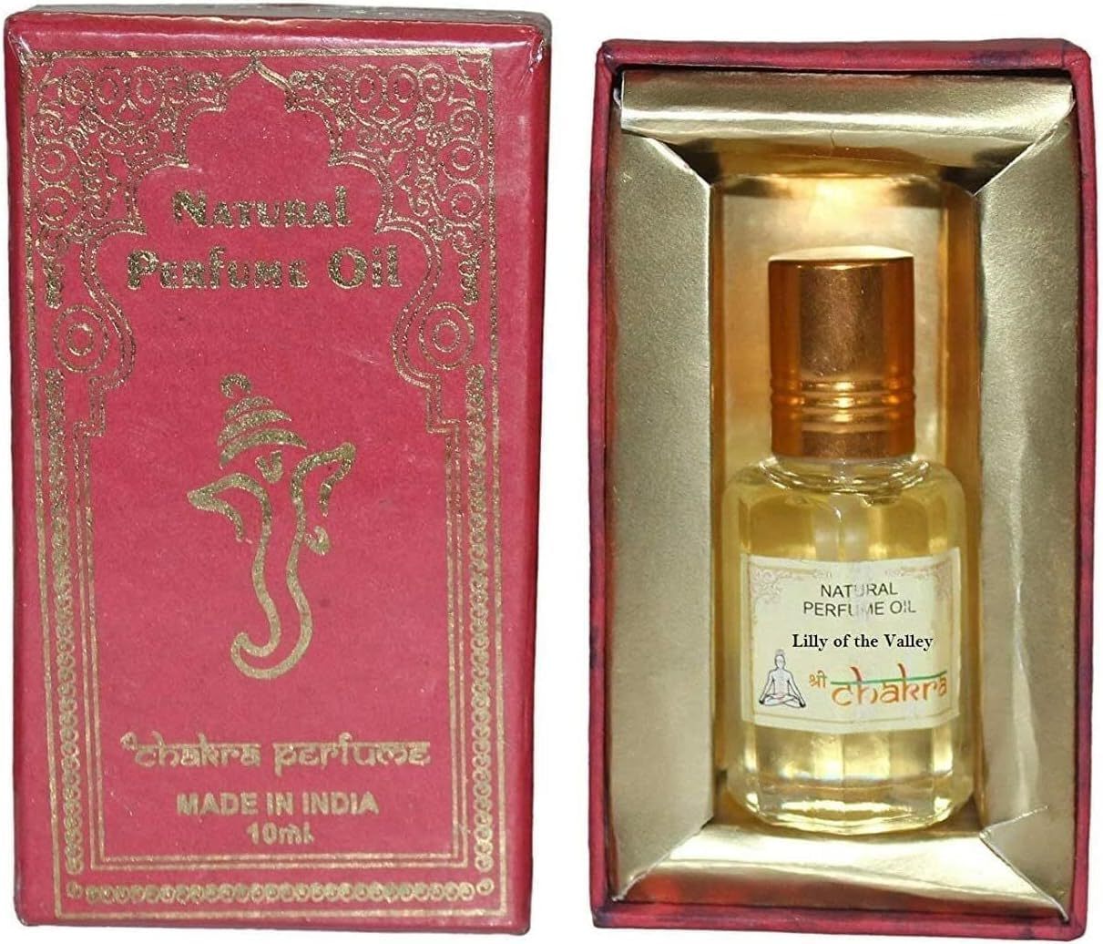 RSGM Red Chakra Pure & Natural Lily of the Valley Perfume Oil for Men/Women - 10Ml image number 1