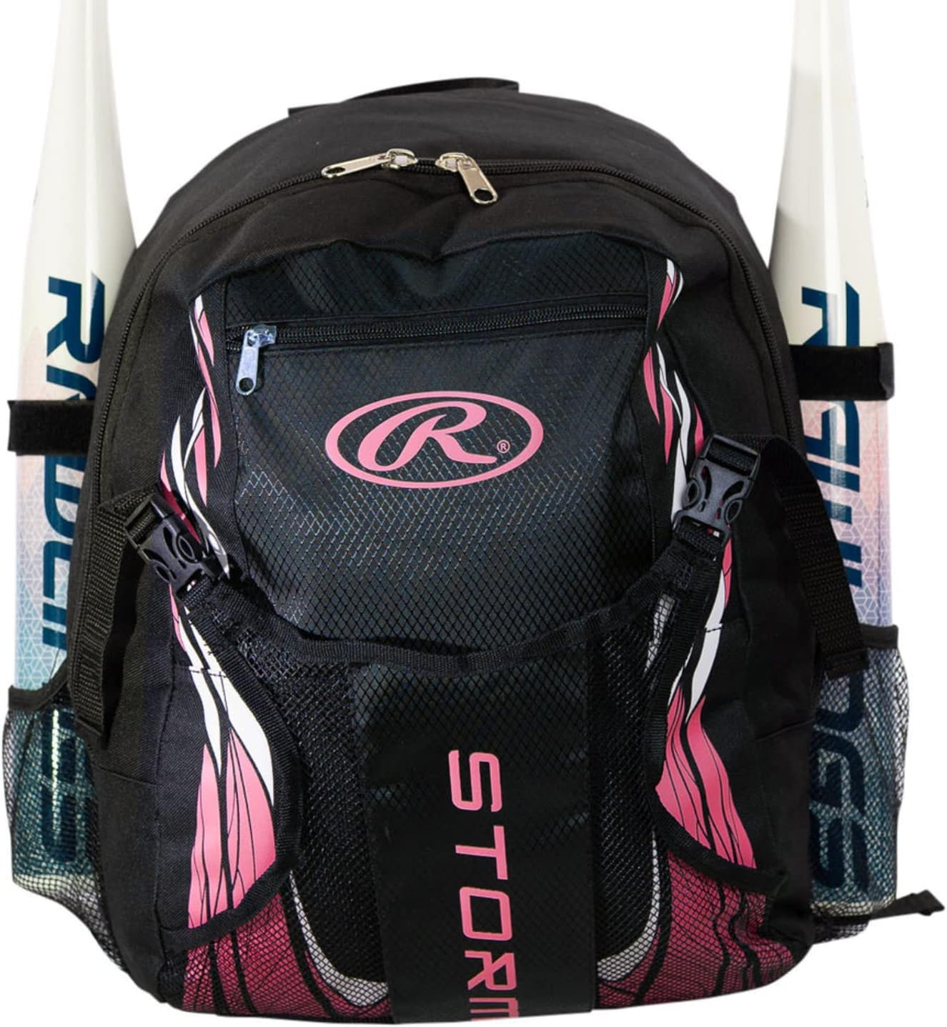Rawlings Storm Girls Youth Softball Bat Bag- Backpack for T-Ball & Softball Equipment & Gear for Youth and Adults