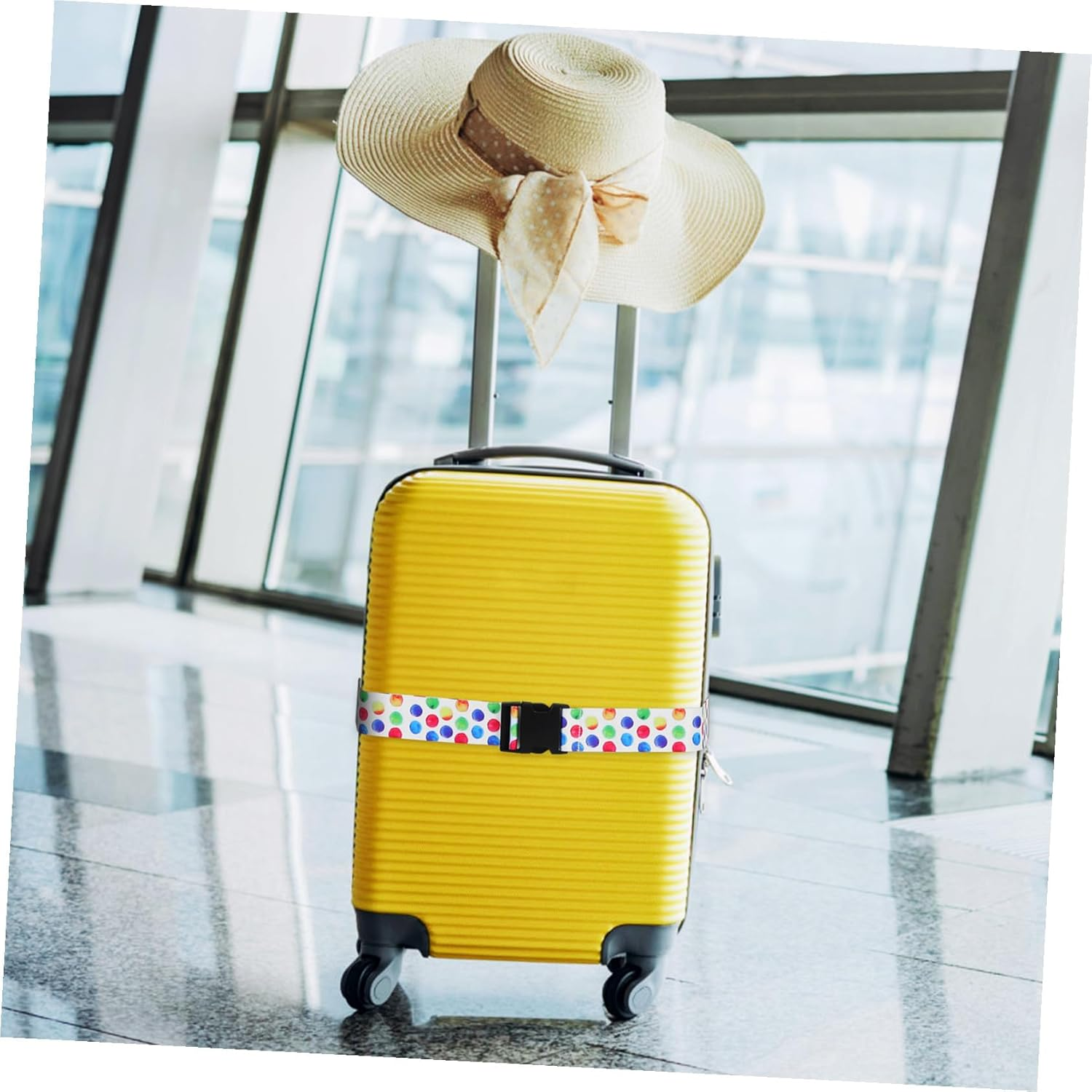 STOBAZA Luggage Straps Lockable Belt Travel Suitcase Straps for Suitcases Luggage Belt Travel image number 5