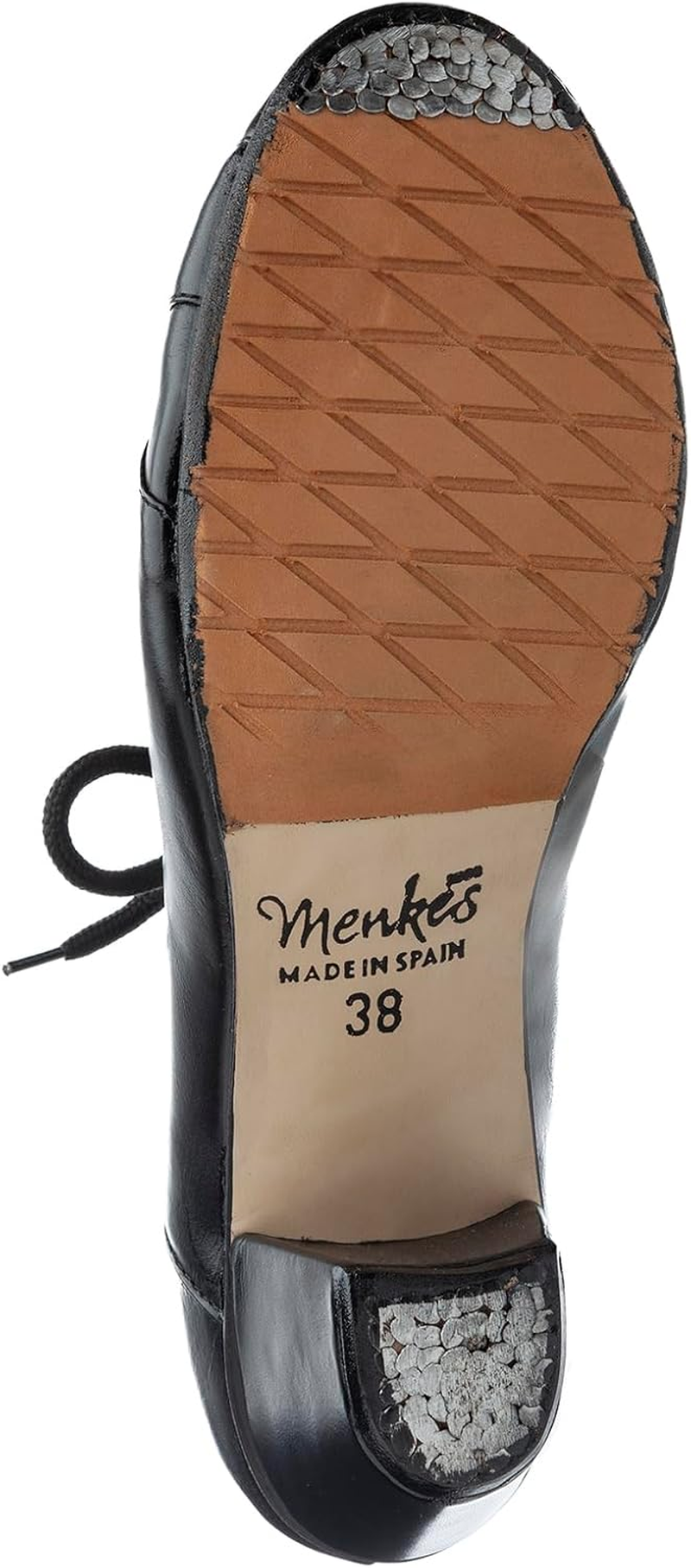 Solea Cal&eacute; Women'S Cuban Heel Leather Shoes with Nails image number 4