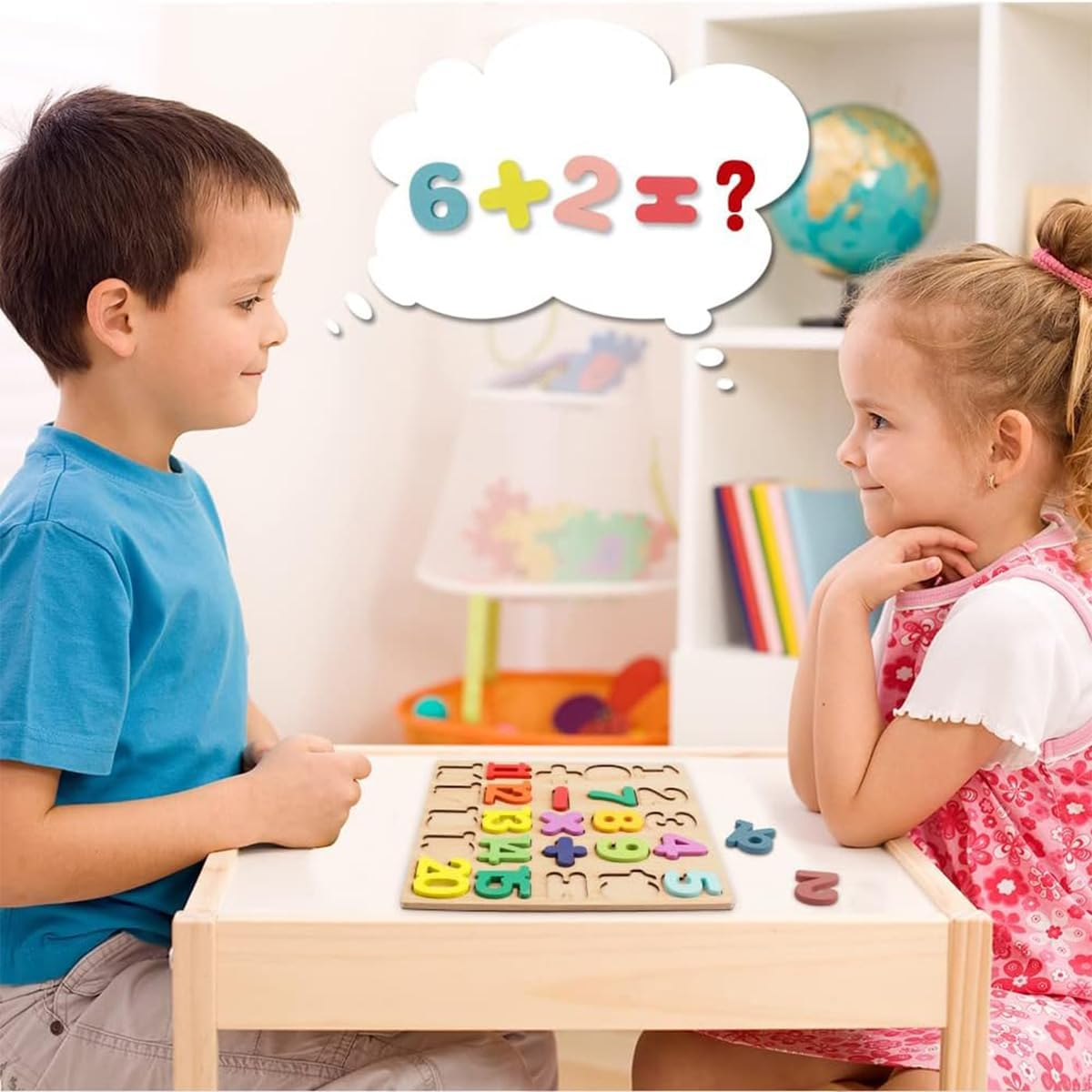 Cawtiuly Wooden Puzzles for Toddlers Ages 3-5, Alphabet Number Shape Learning Puzzle for Kids, ABC Puzzle Shape Alphabet Learning Puzzles Toys, Preschool Education Jigsaw for Boys and Girls image number 1