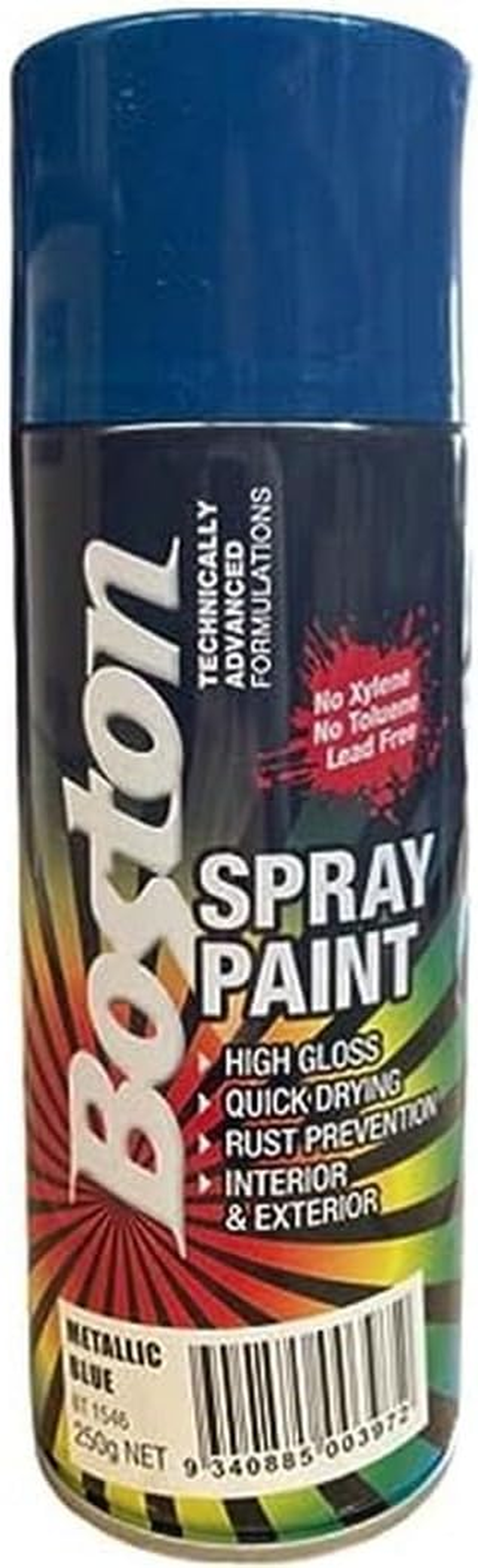 Boston Spray Paint 250 Gram Metallic Blue
