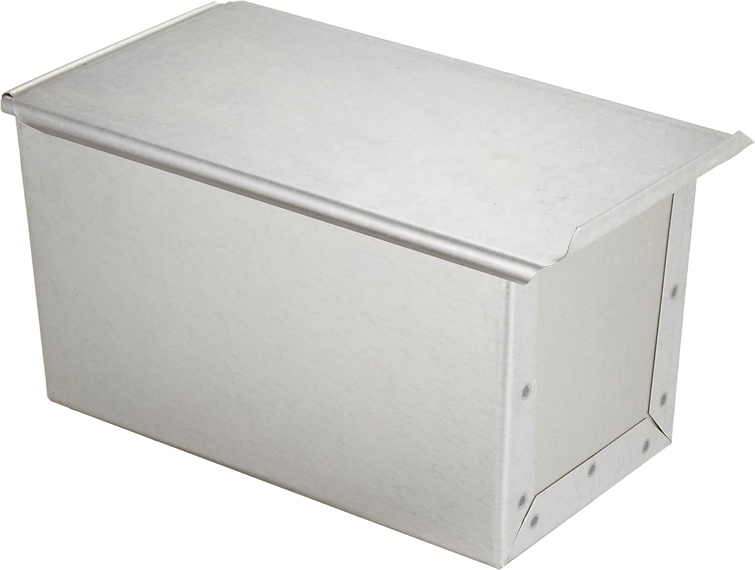 Endoshoji WSY03015 Professional Altitite Bread Pan with Lid, 1.5 Loafs, Iron Aluminum, Made in Japan, Silver image number 2