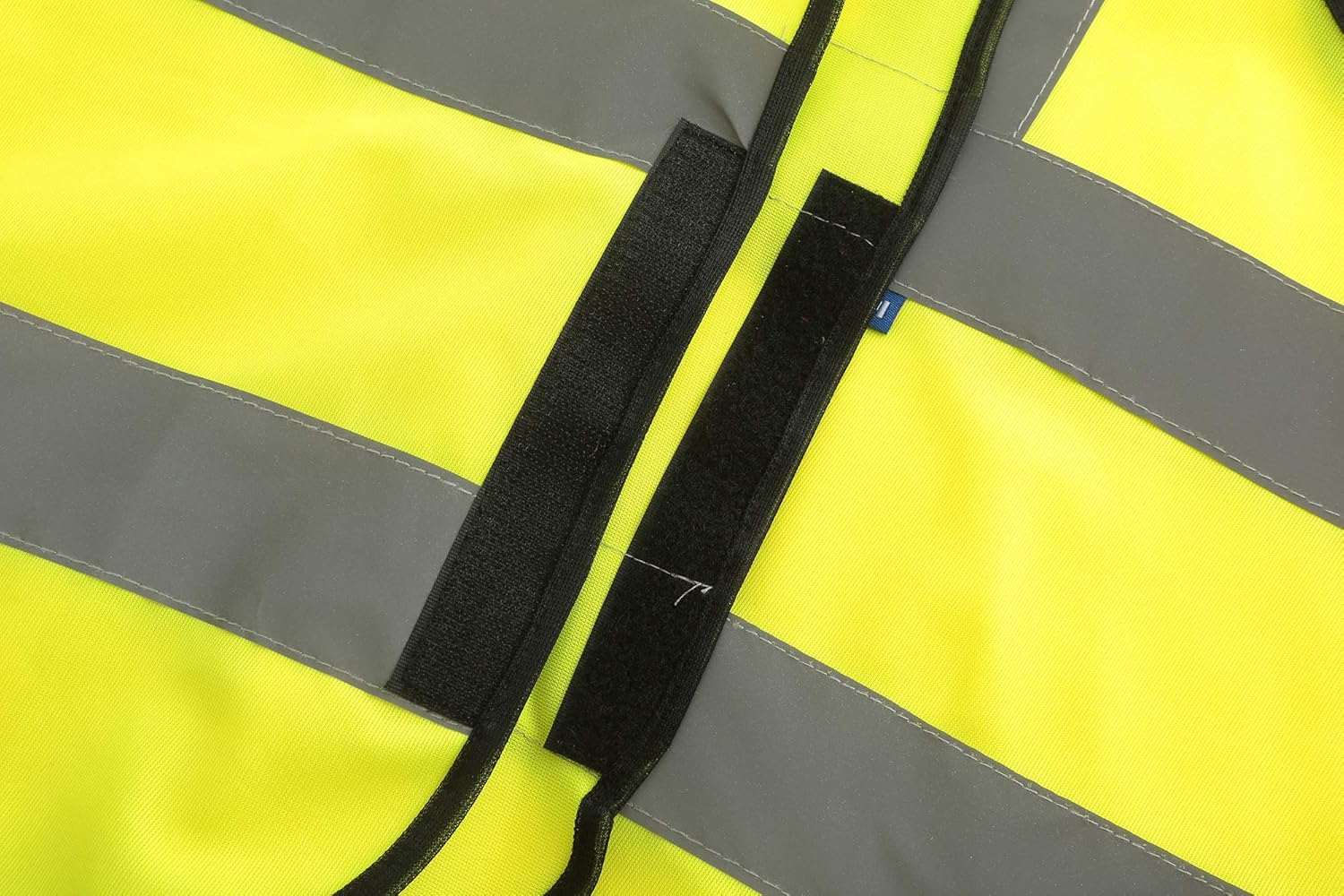 AYKRM Reflective Security Hi Vis Vest - High Visibility Waistcoat for Safety and Security Work image number 2
