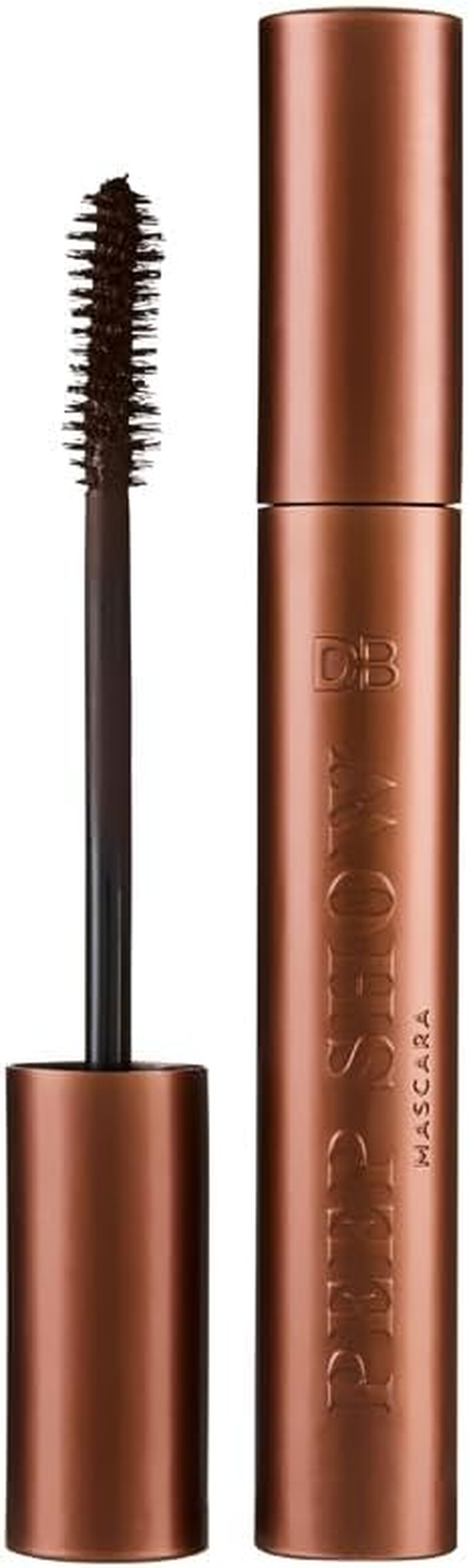 DB Cosmetics Mascara False Lash Effect Formula with Hourglass Brush Nourishing Hyaluronic Acid Pro Vitamin B5 Vitamin E Vegan Gentle for Sensitive Eyes Black Shade