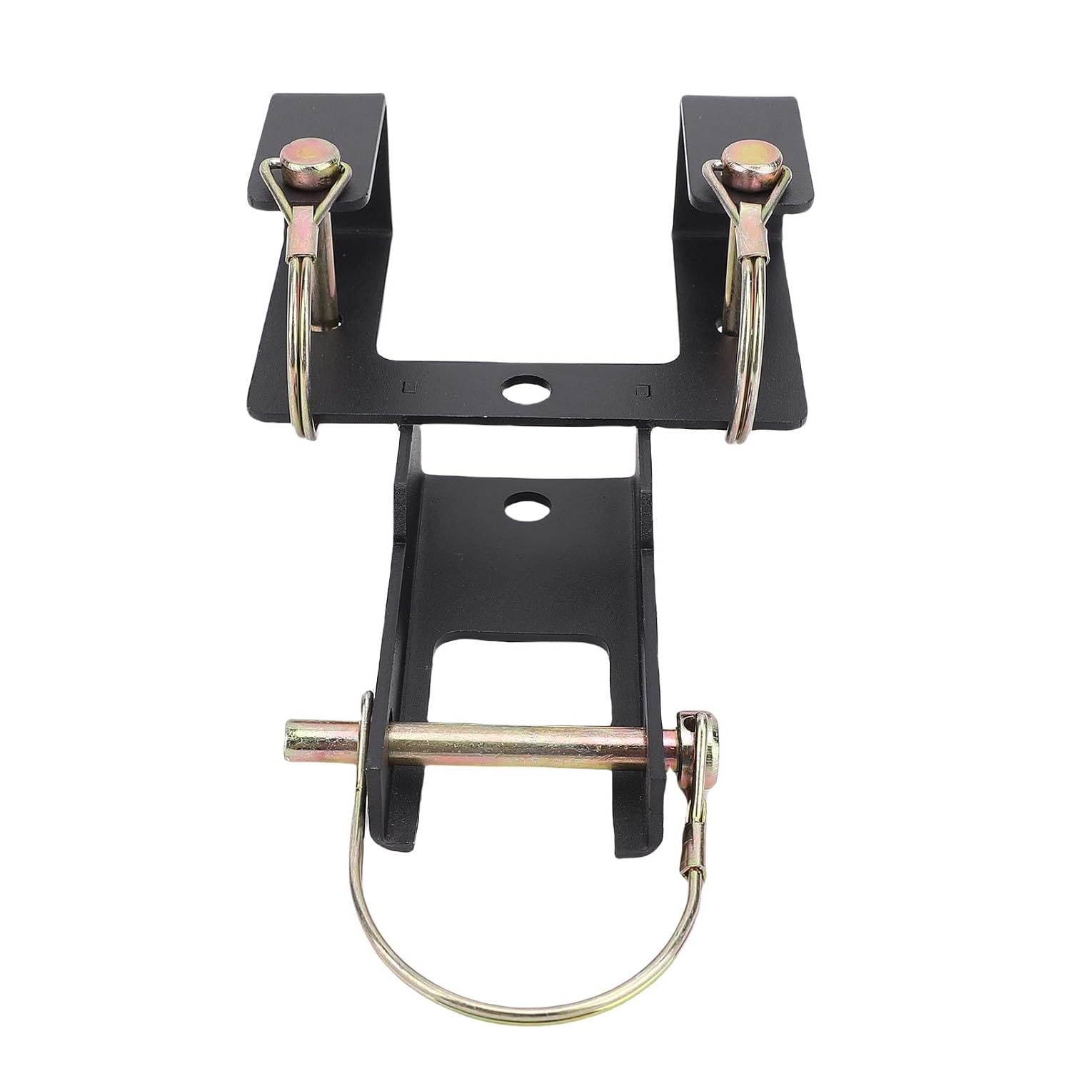 Universal Trash Can Coupler to Hook Multiple Wheeled Trash Containers Carbon Steel Construction, Wheeled Garbage Bin Hauling Hook with Detachable Pin, Quick Cleanup