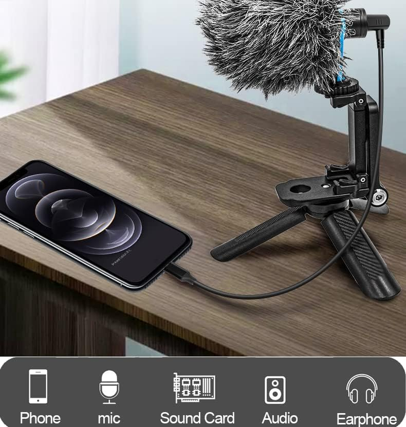 USB C Microphone Adapter 3.5Mm Male TRS to Type C Videomic Dongle Mic Cable, Compatible with Samsung Android Phones RODE Videomicro