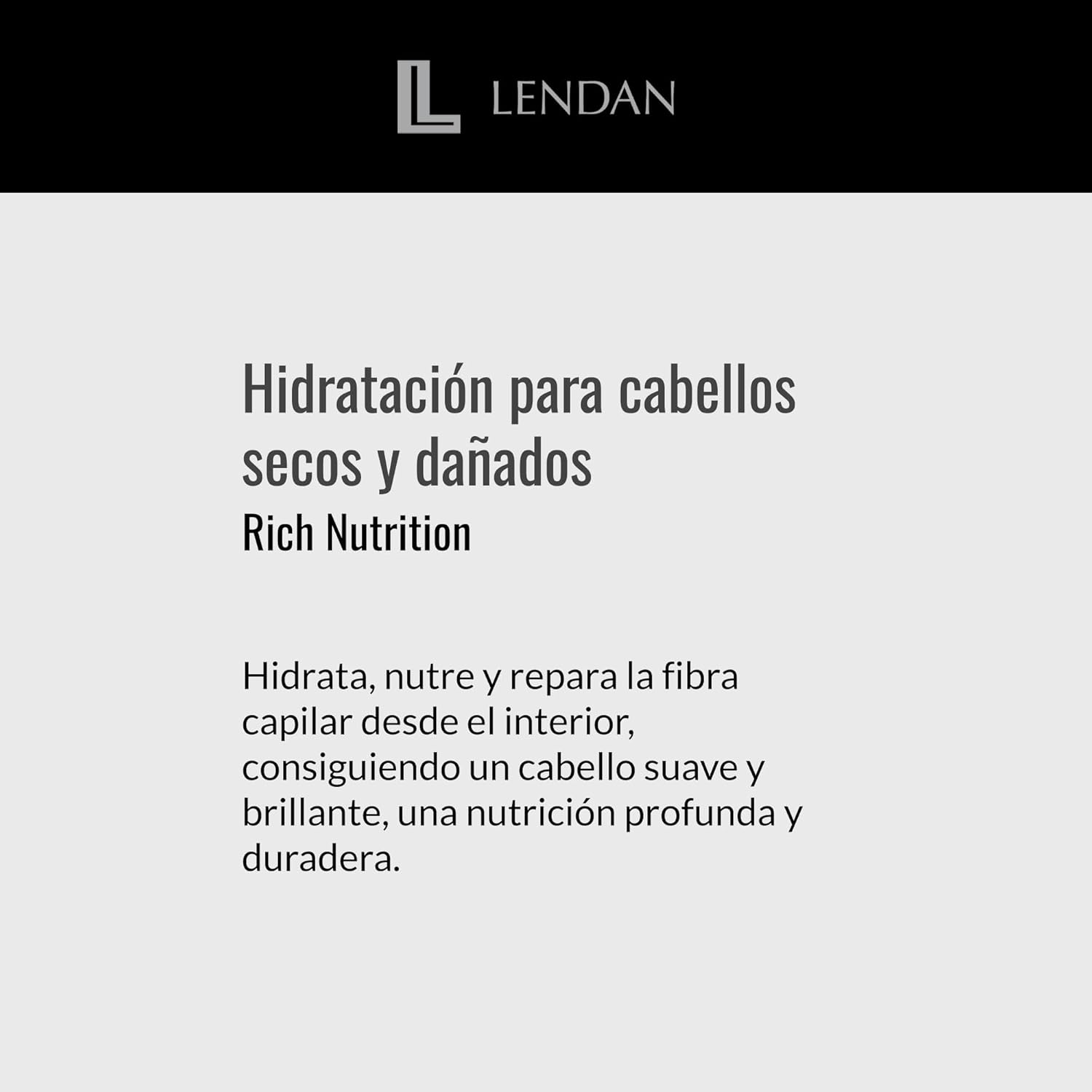 Lendan LD Rich Nutrition Shampoo 300 Ml image number 4