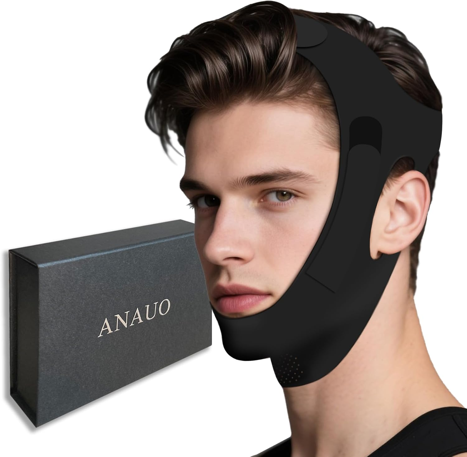 Unisex Non-Slip Anti-Snore Chin Strap for Side Sleepers | Adjustable, Skin-Safe & Lightweight, Snoring Solution for Couples & All Sleepers image number 3