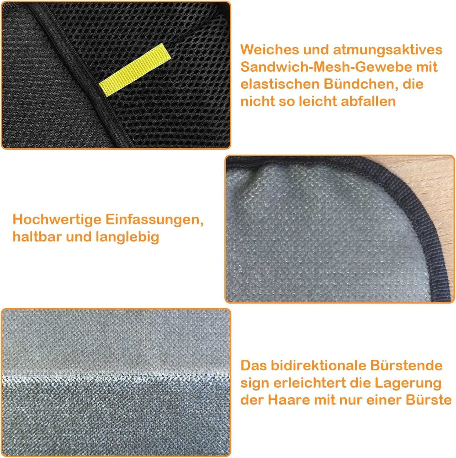 Leesenn Pet Hair Remover Glove, Pack of 2 Pet Hair Remover Gloves with Deshedding Comb, Fur Magnetic Glove, Dog Hair Removal, Reusable Grooming Gloves for Cats and Dogs