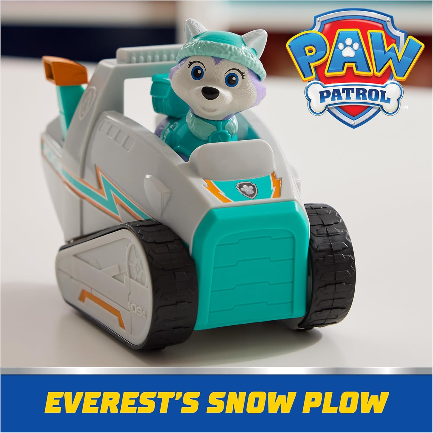 PAW Patrol, Everest&rsquo;S Snow Plow, Toy Vehicle with Collectible Action Figure, Sustainably Minded Kids Toys for Boys & Girls Ages 3 and Up image number 6