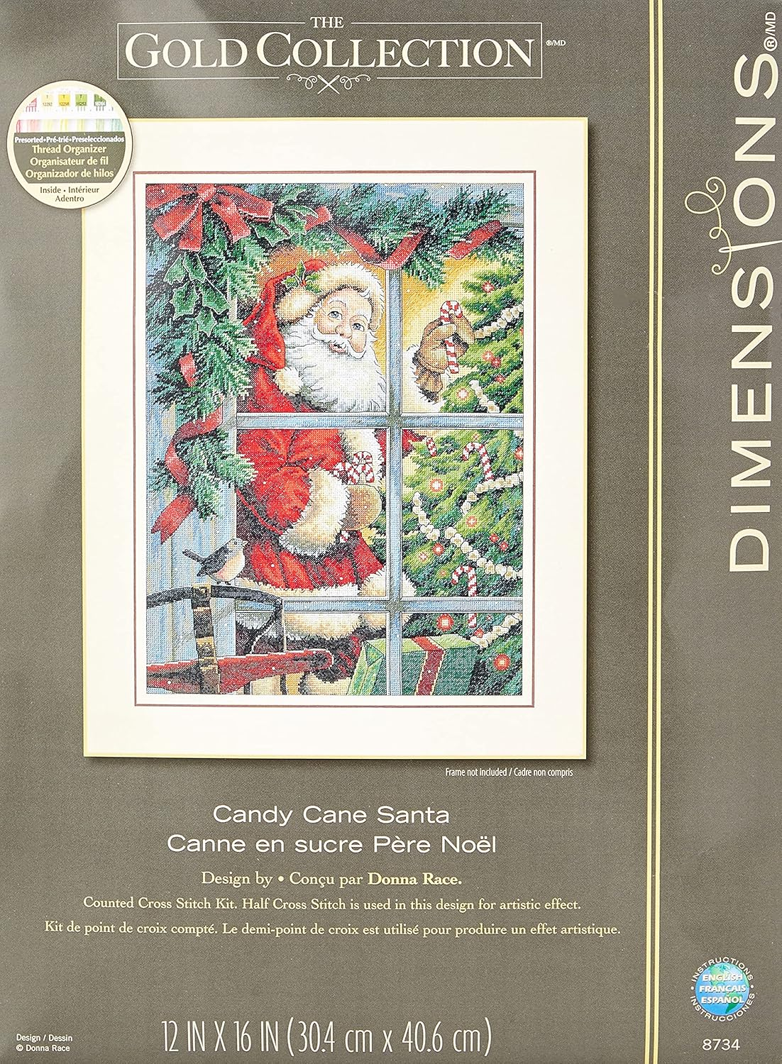 Dimensions Cottage Retreat Needlepoint Kit, 16'' W X 10'' H image number 3