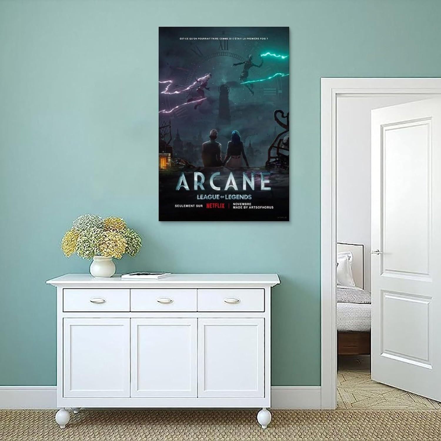 Anime Arcane Poster Poster Canvas Painting Wall Art Picture Home Decor Print for Bedroom Living Room Dorm Study Bar Office 24X36Inch(60X90Cm) image number 4