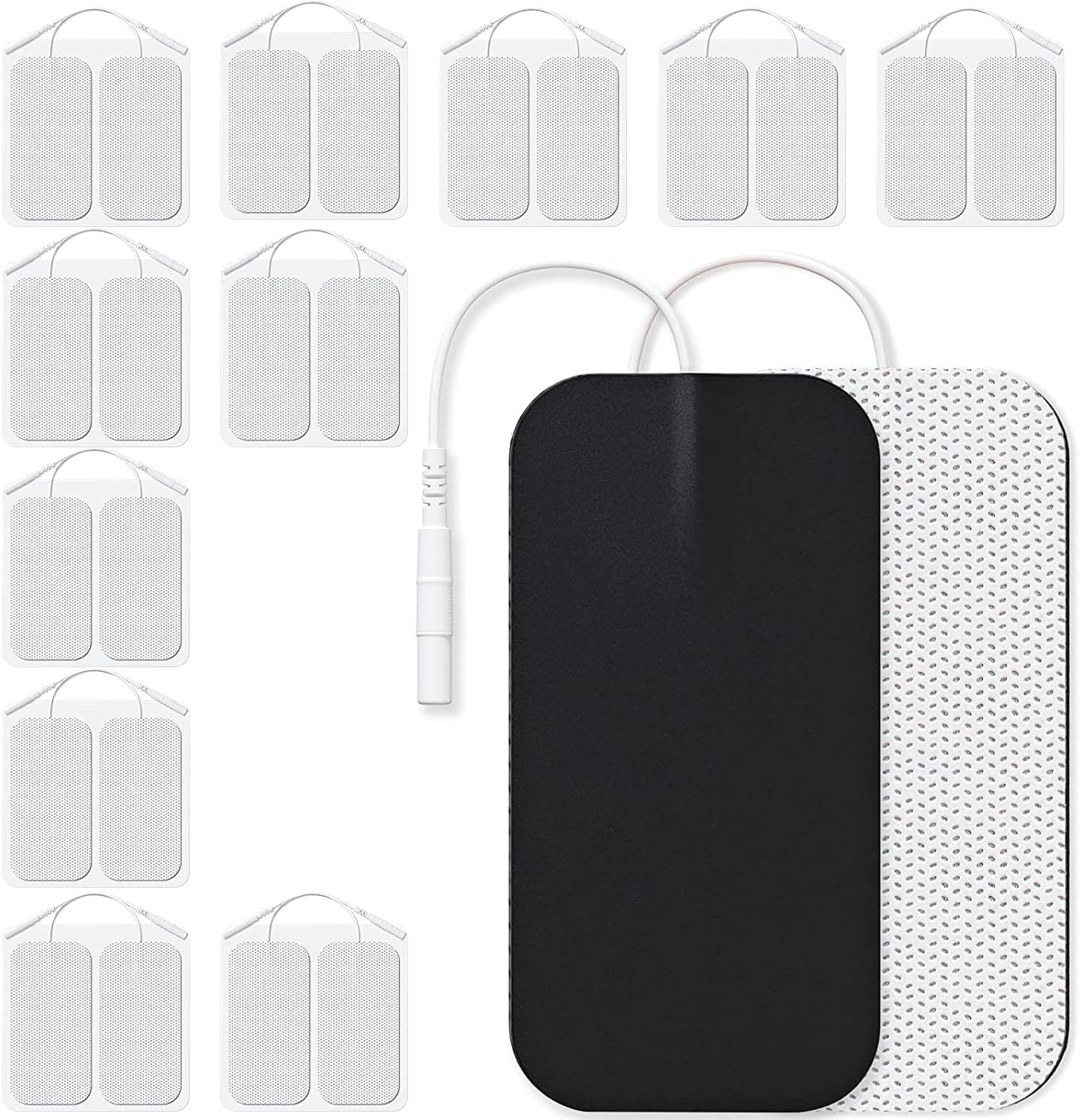 24 Pads Gel Tens Unit Replacement Pad for Massager 5 * 10CM image number 2