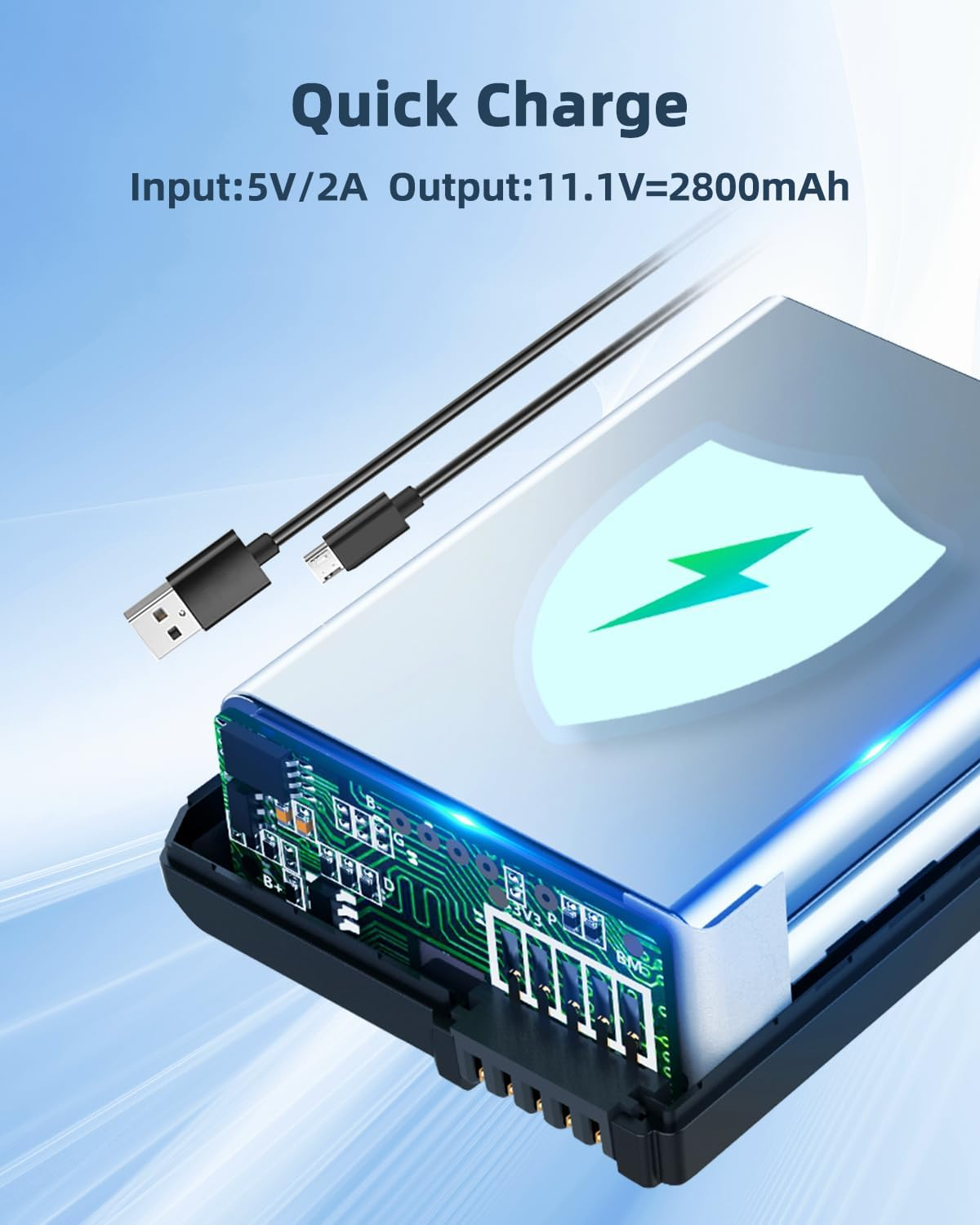 MINSHI EN-EL4A Replacement Battery Compatible with D3 【11.1V 2800Mah】 High Performance Compatible Camera Battery 2023IN image number 5