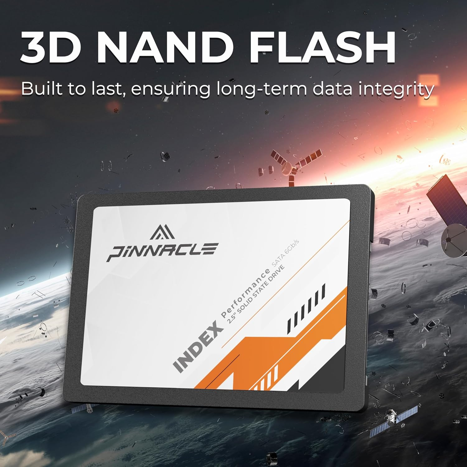 Timetec 256GB SSD 3D NAND SATA III 6Gb/S 2.5 Inch 7Mm (0.28") Read Speed up to 530 Mb/S SLC Cache Performance Boost Internal Solid State Drive for PC Computer Desktop and Laptop (Pinnacle) image number 4