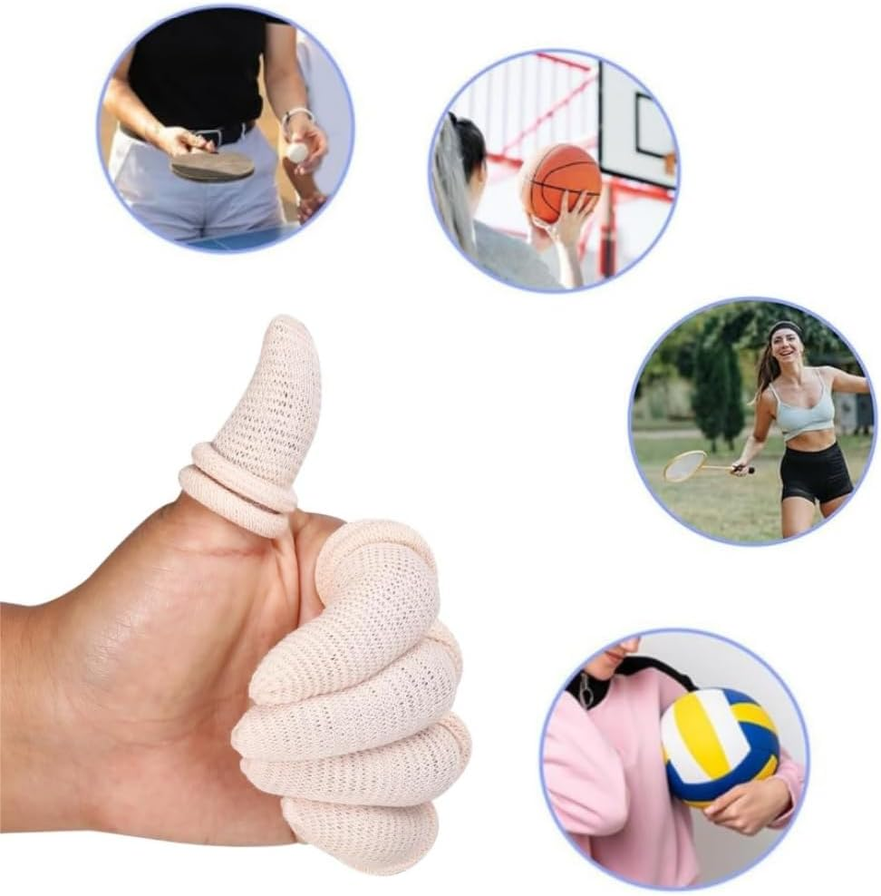 20Pcs Tubular Bandage Finger Roll Cotton Finger Cot, Tubular Finger Bandage Cots, Tubular Finger Cots image number 3