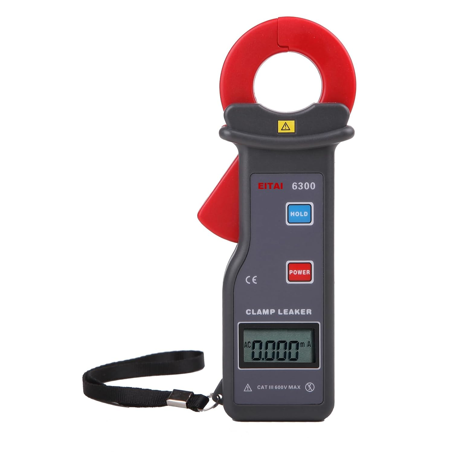 EITAI-ETCR6300 Digital Leakage Current Clamp Meter, 1Ua Resolution, 0.001Ma-60A, &Phi;1.2Inch/30Mm, Manufacturer Direct Sales, High Precision Amp Clamp Meter, High Accuracy image number 3