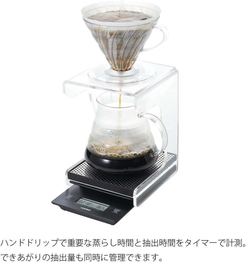 Hario V60 Drip Station,2 Ounces, Clear image number 2