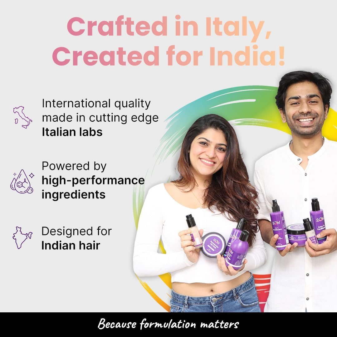 2.Oh! Italian Reconstruction Shampoo for Dry Hair | Tri-Surfactant Repair Shampoo for Frizzy Hair | Dry Hair Shampoo for Women | Daily Use Shampoo for Men | Shampoo for Oily Scalp | Argan Oil Glycerin image number 6